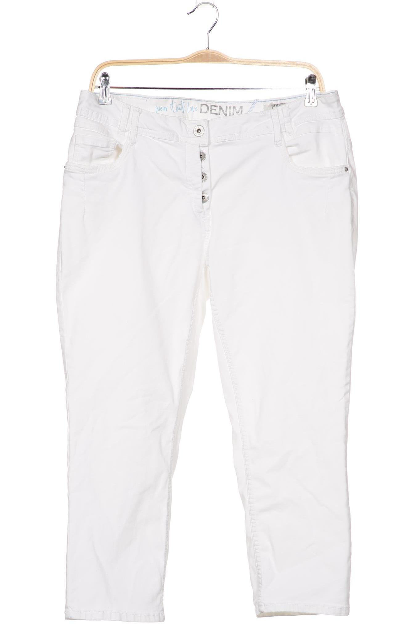 

CECIL Damen Jeans, weiß