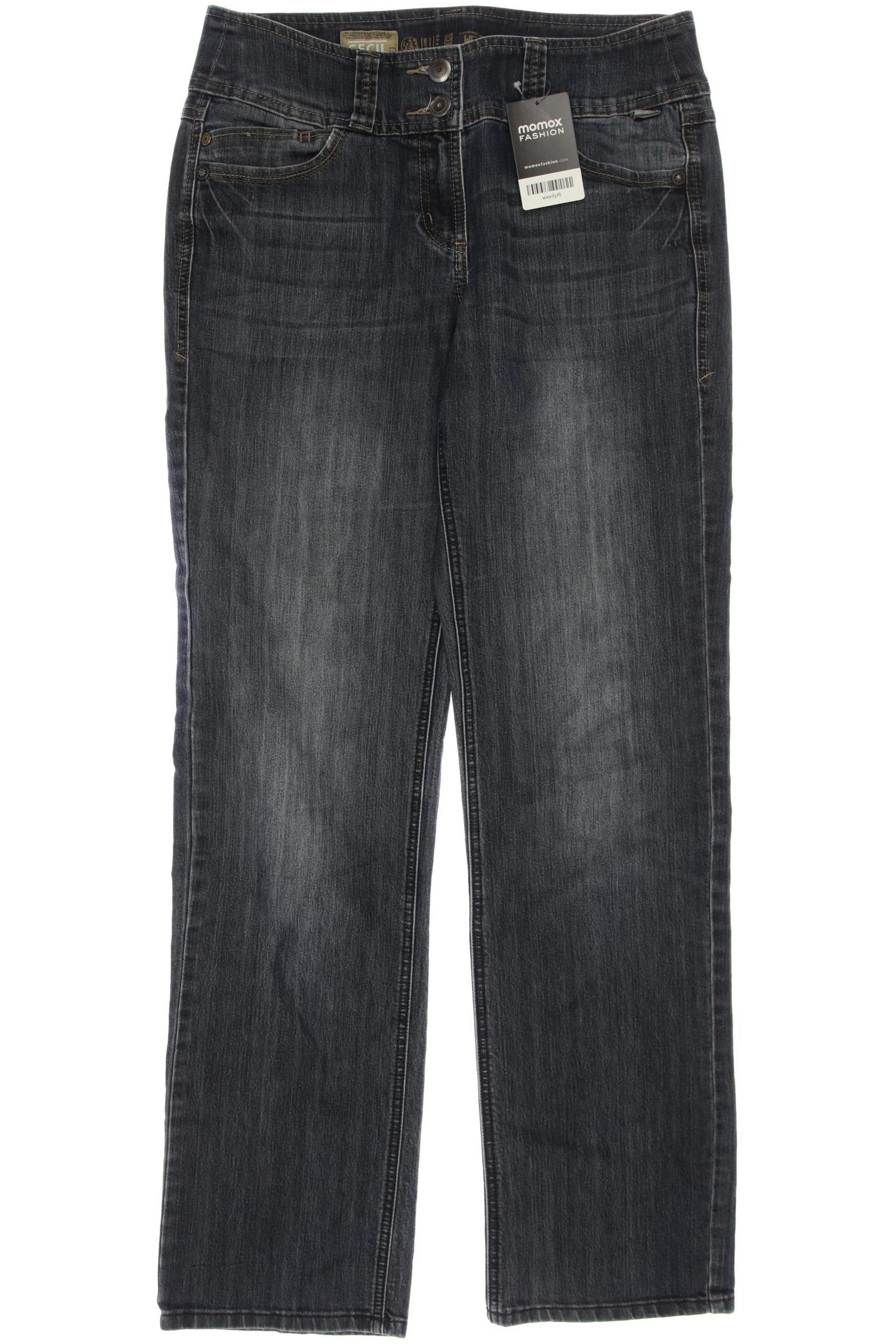

CECIL Damen Jeans, marineblau