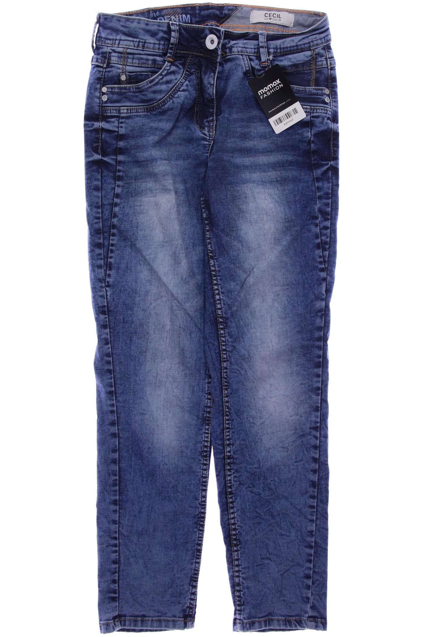 

CECIL Damen Jeans, blau