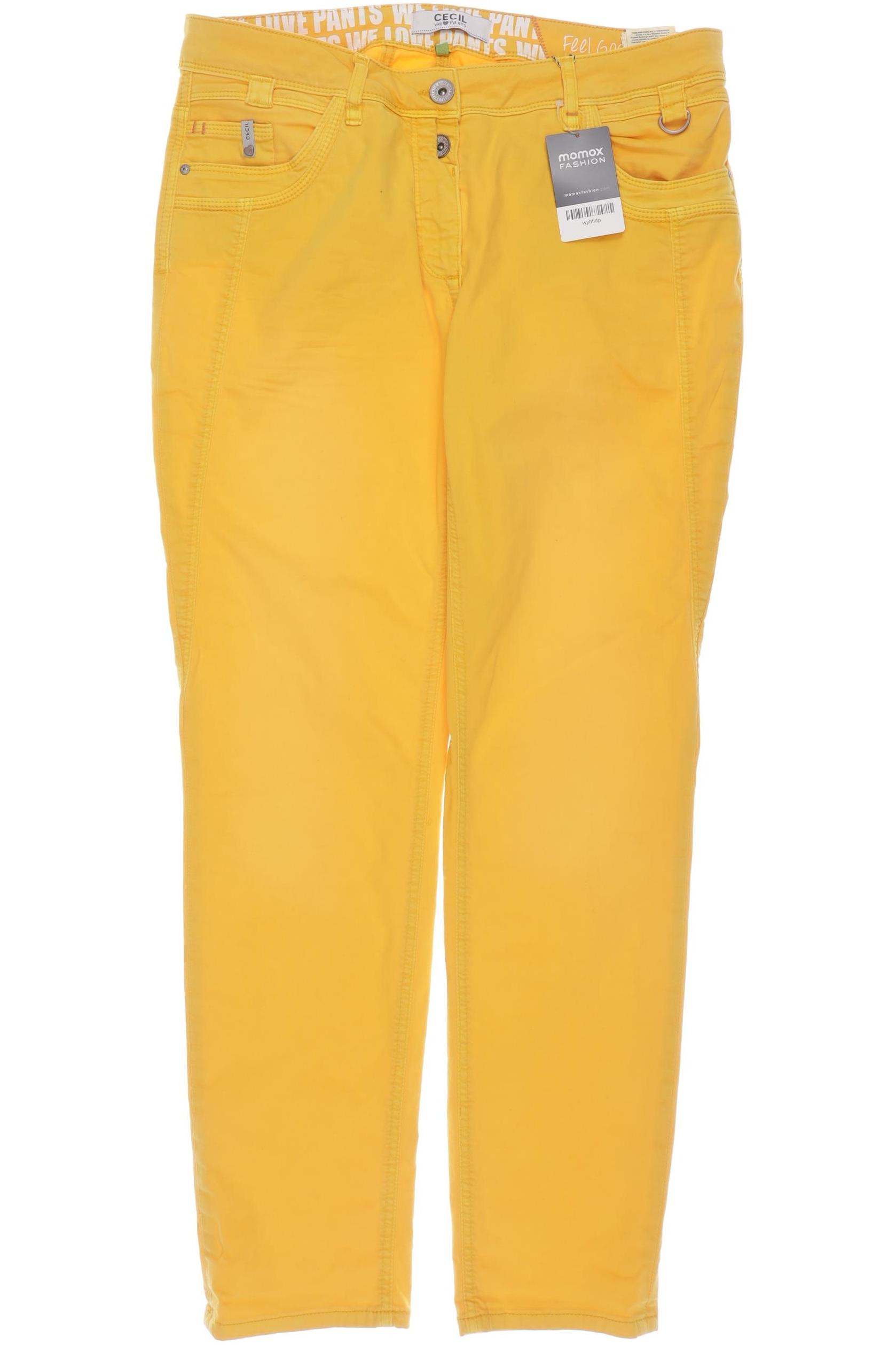 

Cecil Damen Jeans, gelb, Gr. 32