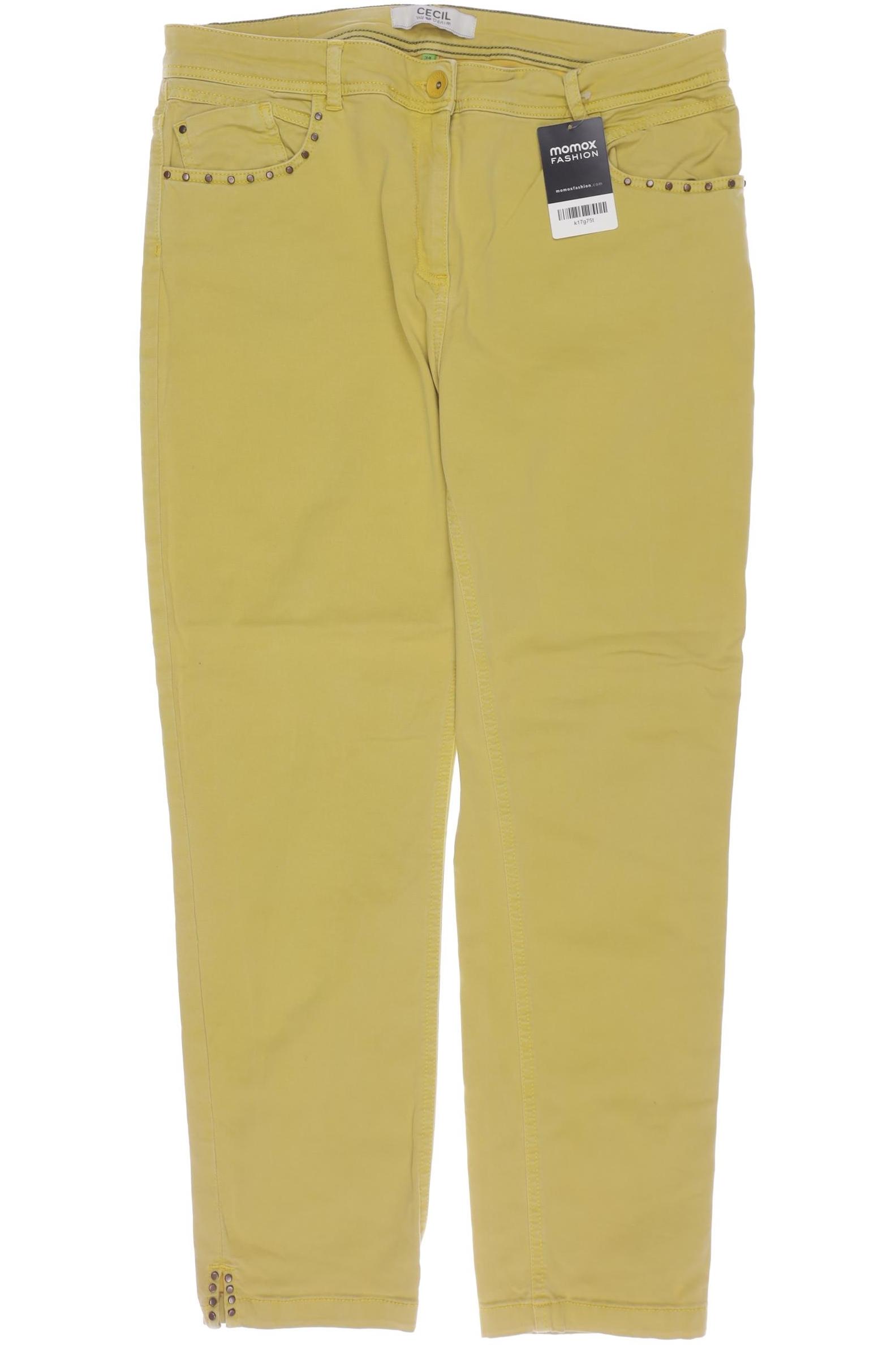

Cecil Damen Jeans, gelb, Gr. 34