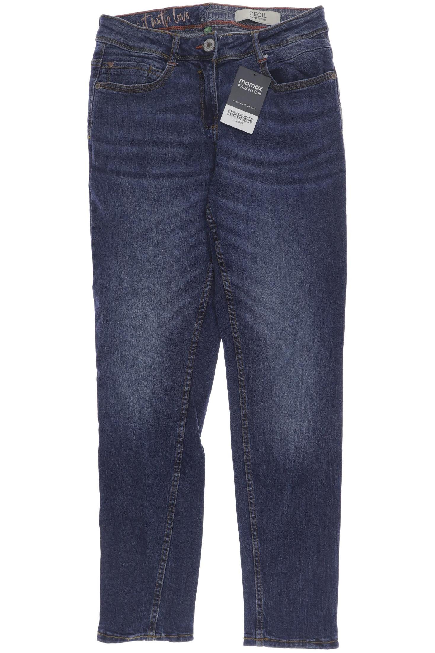 

CECIL Damen Jeans, blau