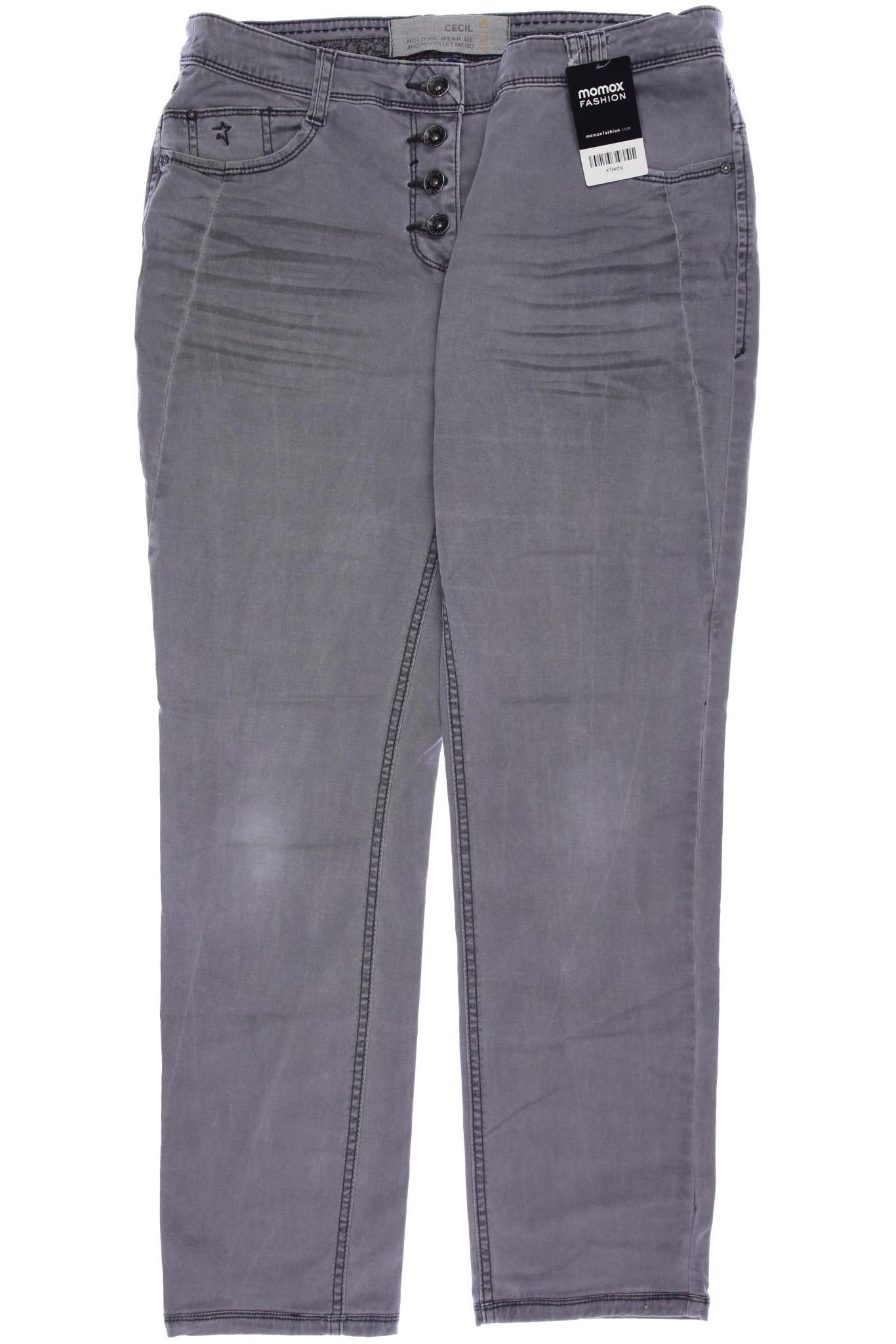 

CECIL Damen Jeans, grau