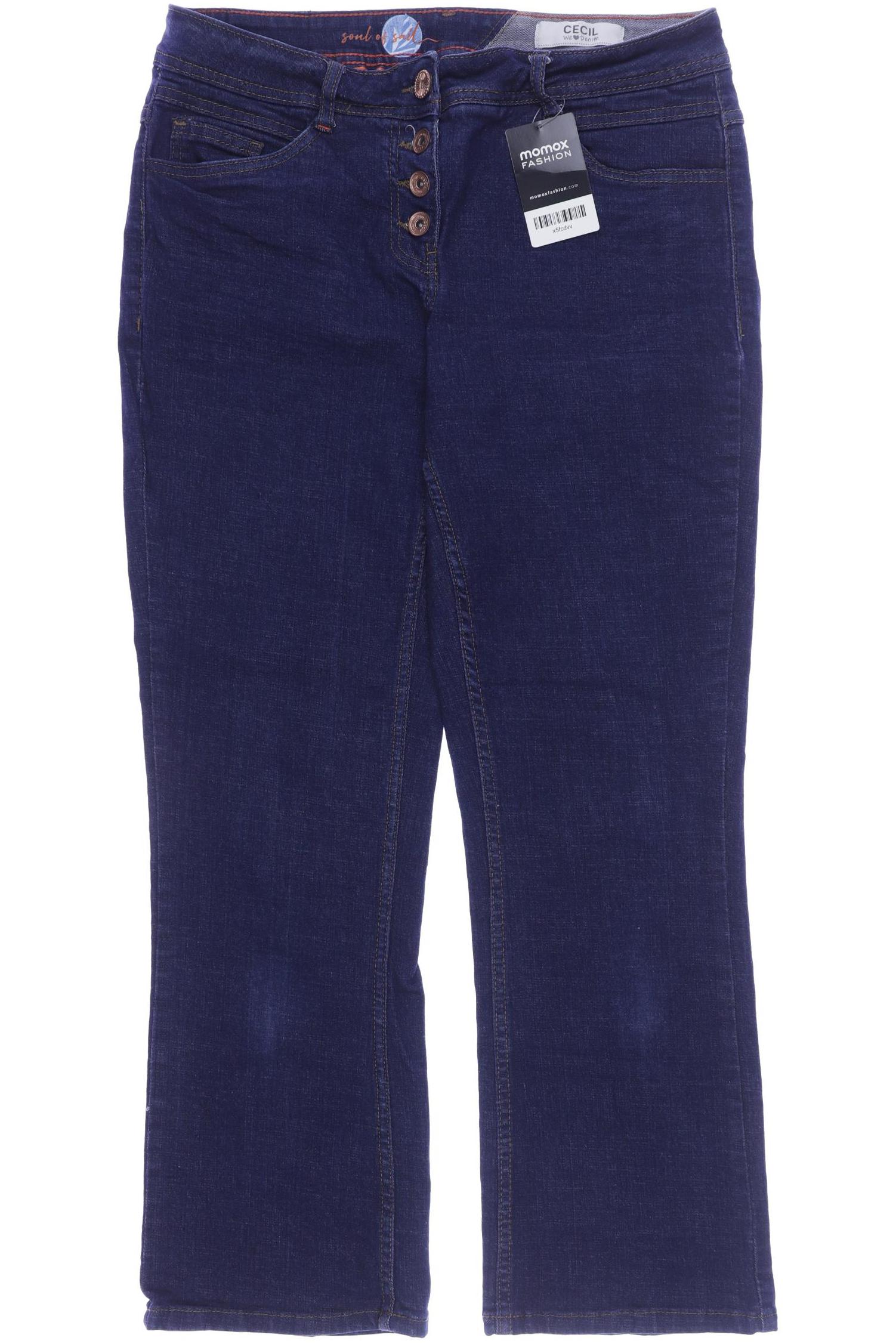 

CECIL Damen Jeans, marineblau