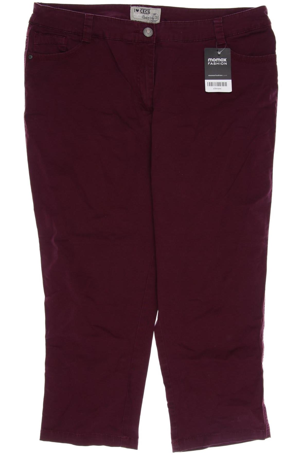 

CECIL Damen Jeans, bordeaux