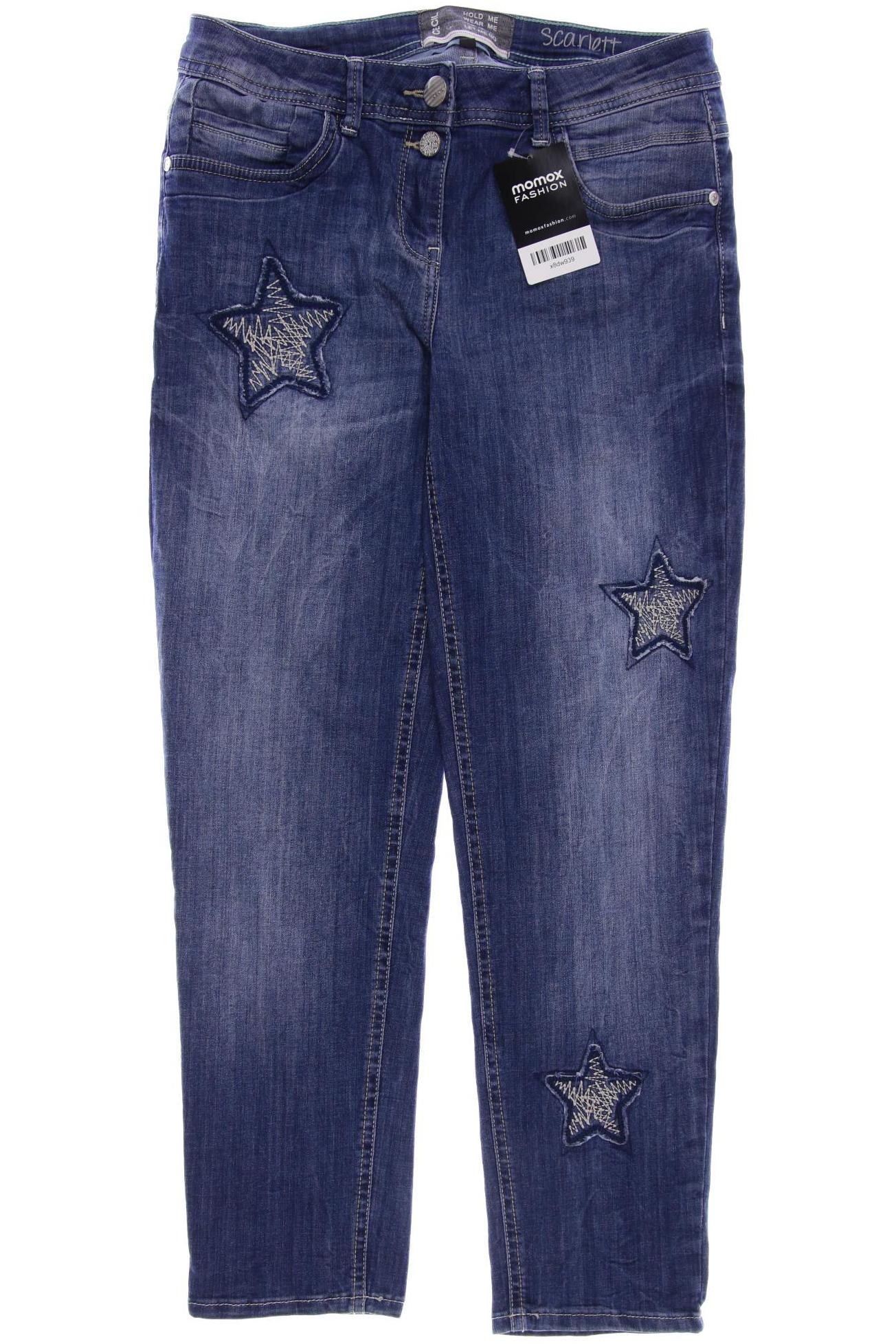 

CECIL Damen Jeans, blau