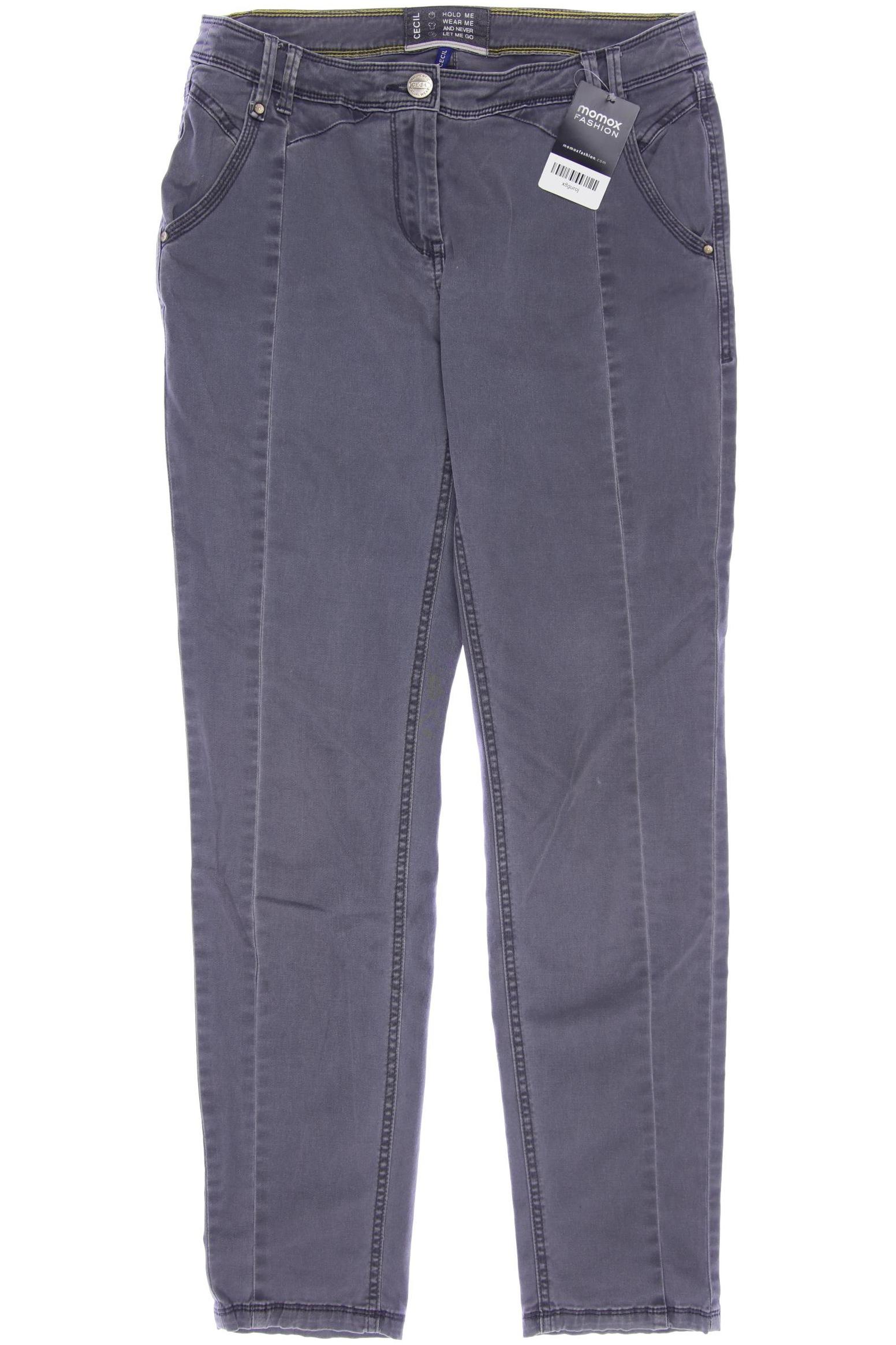 

CECIL Damen Jeans, grau