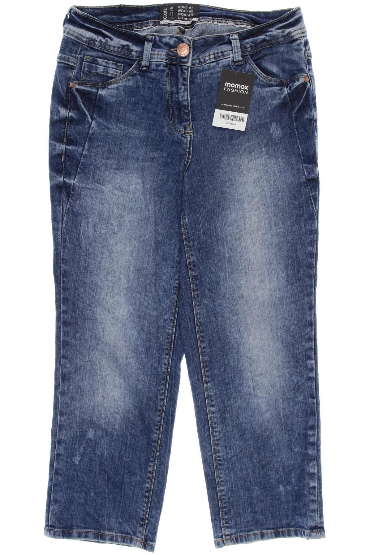 

CECIL Damen Jeans, blau