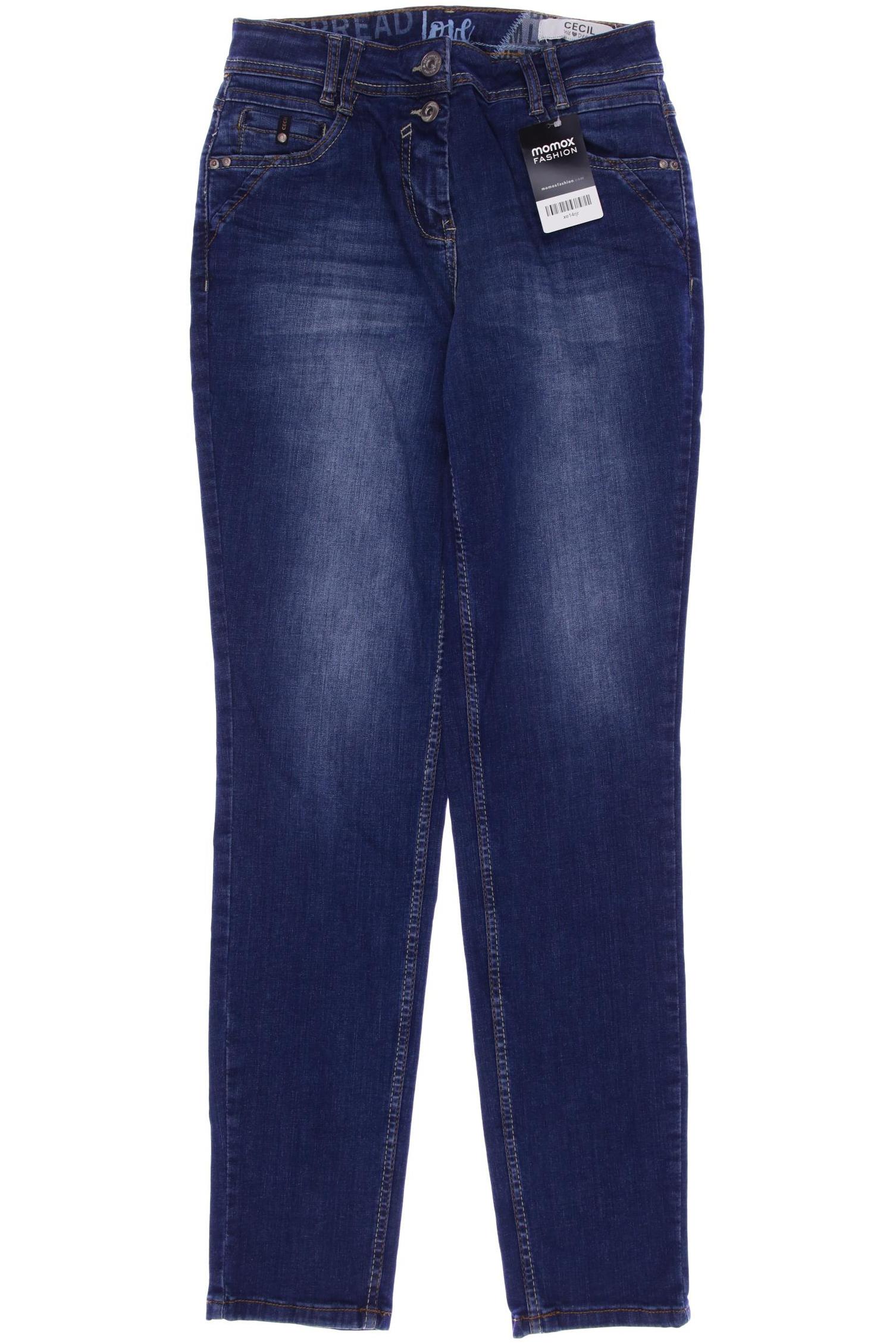 

CECIL Damen Jeans, blau