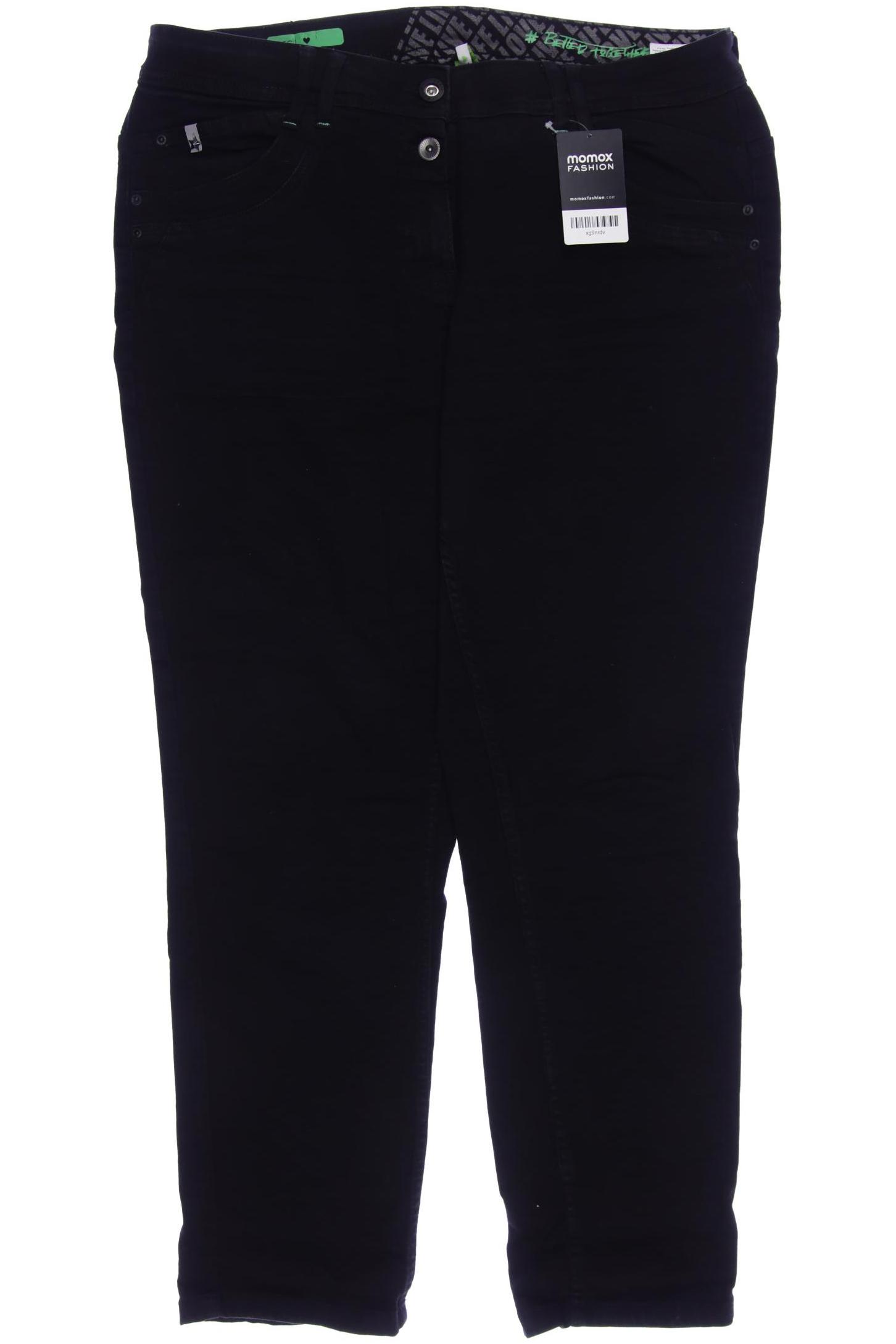 

CECIL Damen Jeans, schwarz