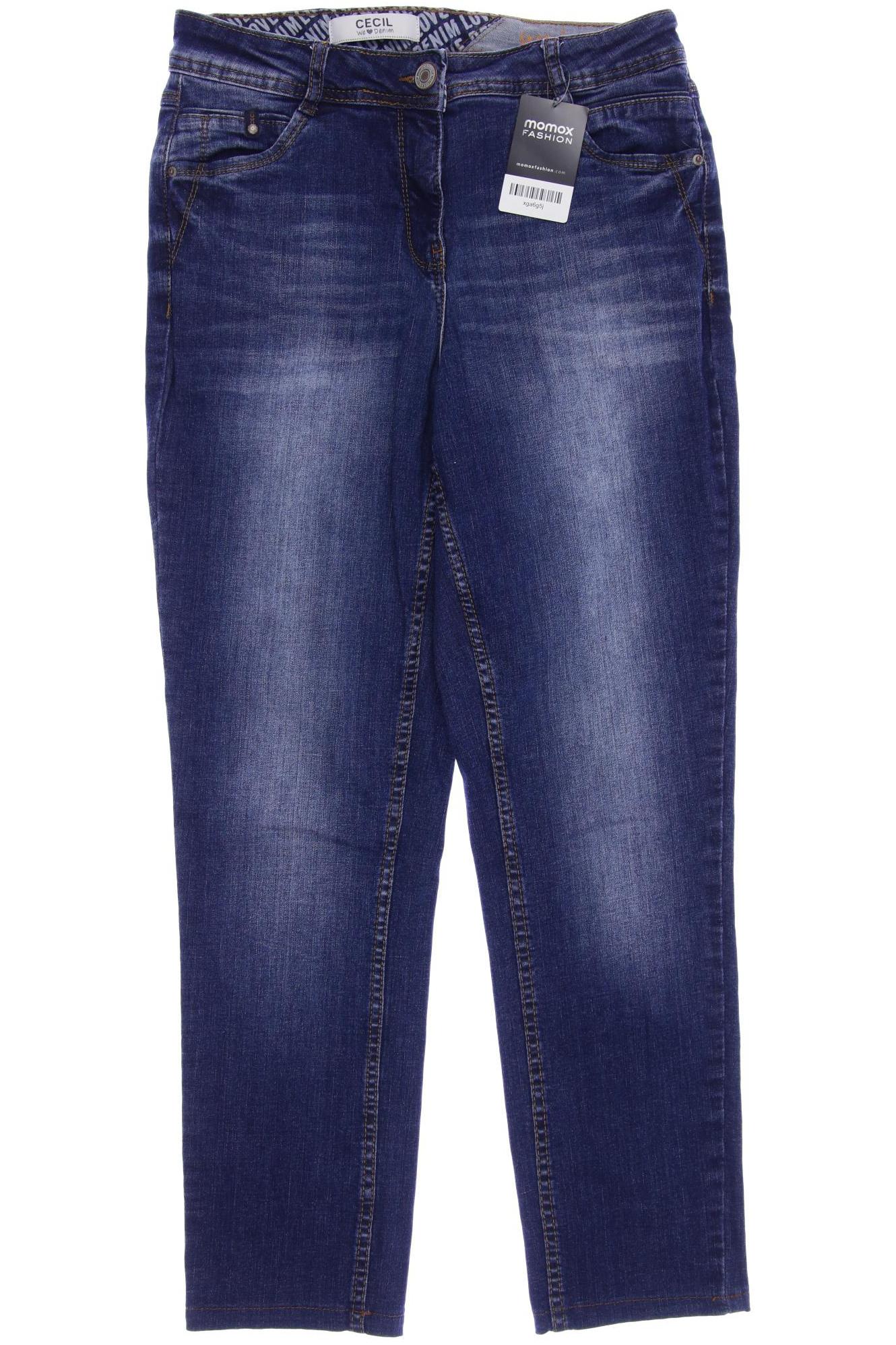 

CECIL Damen Jeans, blau