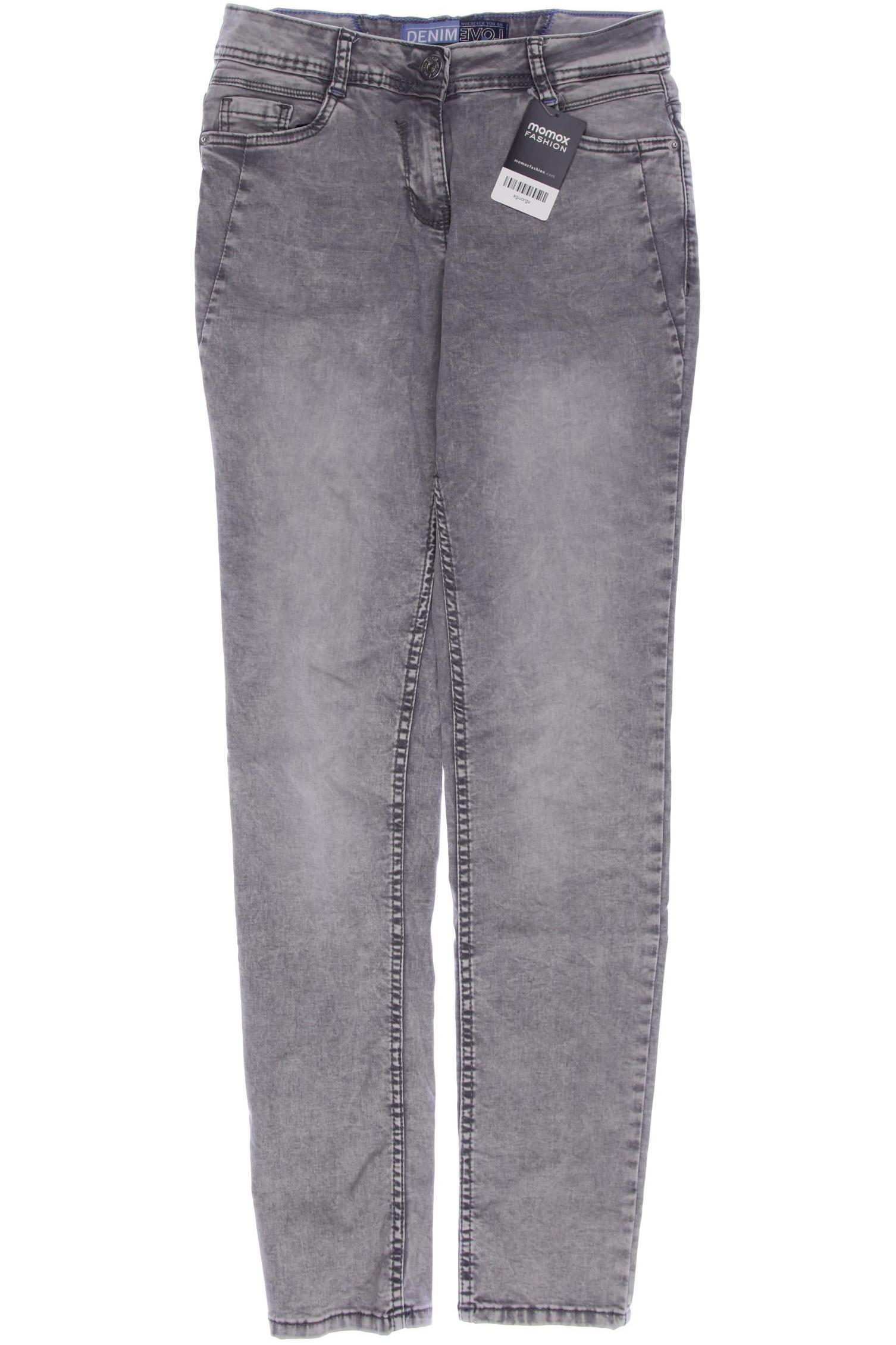 

CECIL Damen Jeans, grau