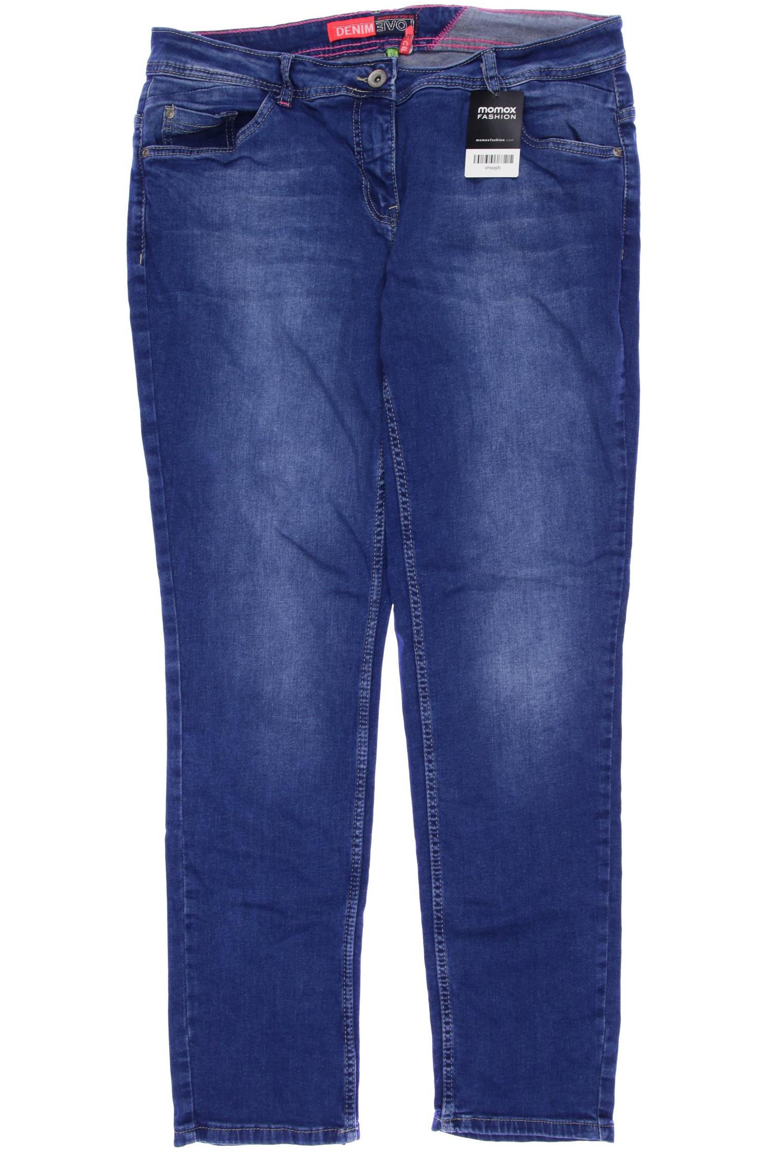 

CECIL Damen Jeans, blau