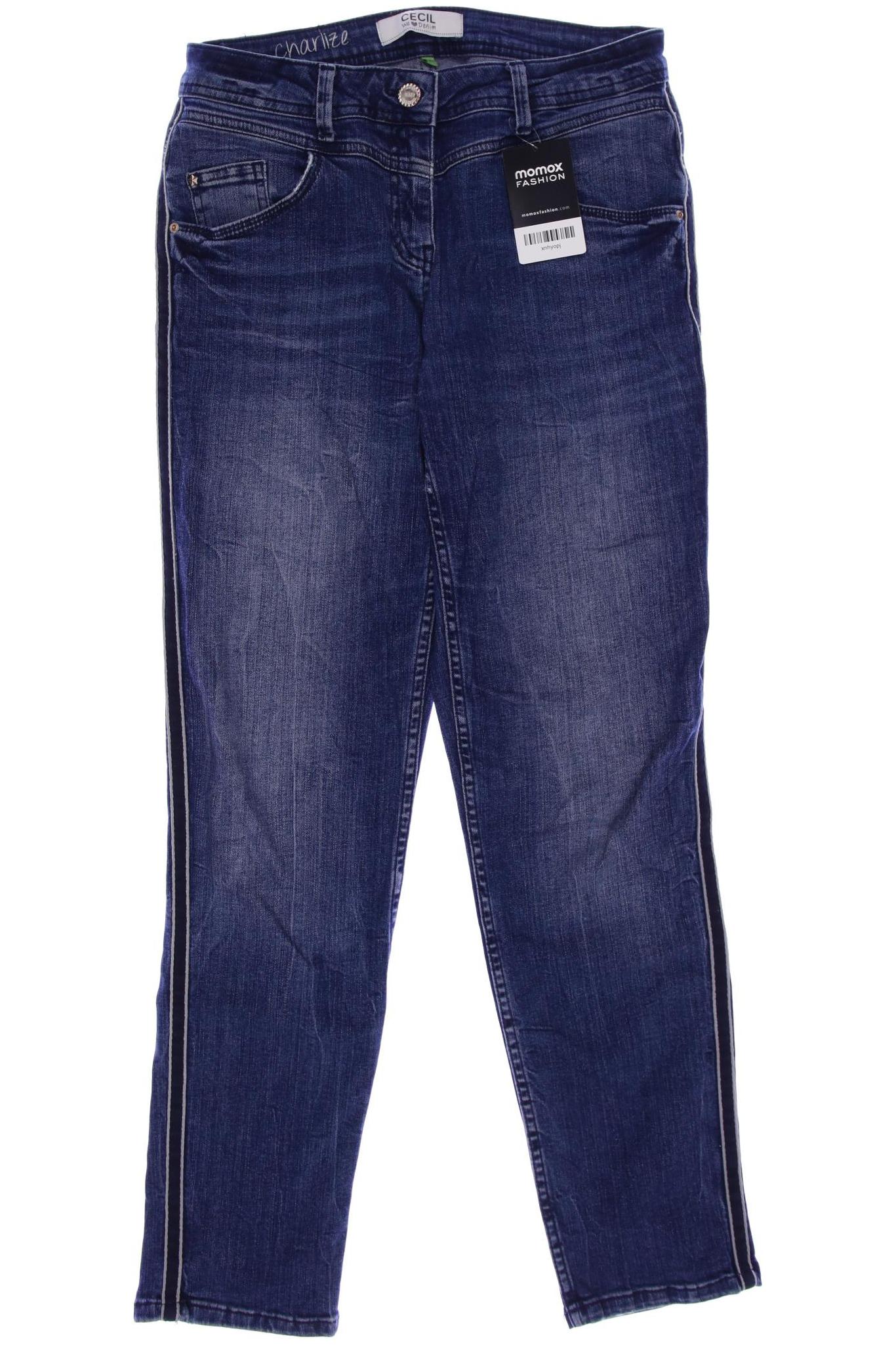 

CECIL Damen Jeans, marineblau
