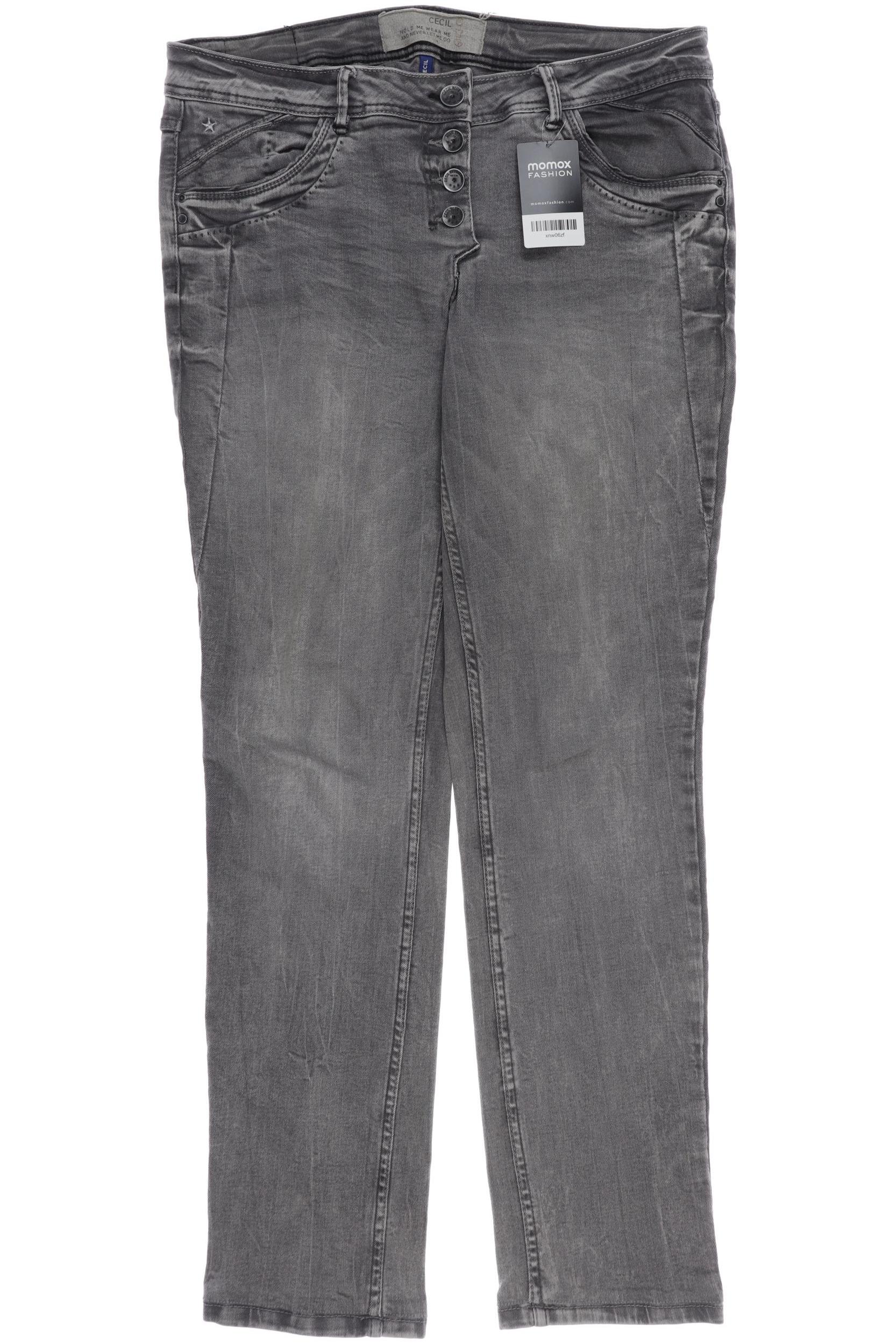 

Cecil Damen Jeans, grau, Gr. 32