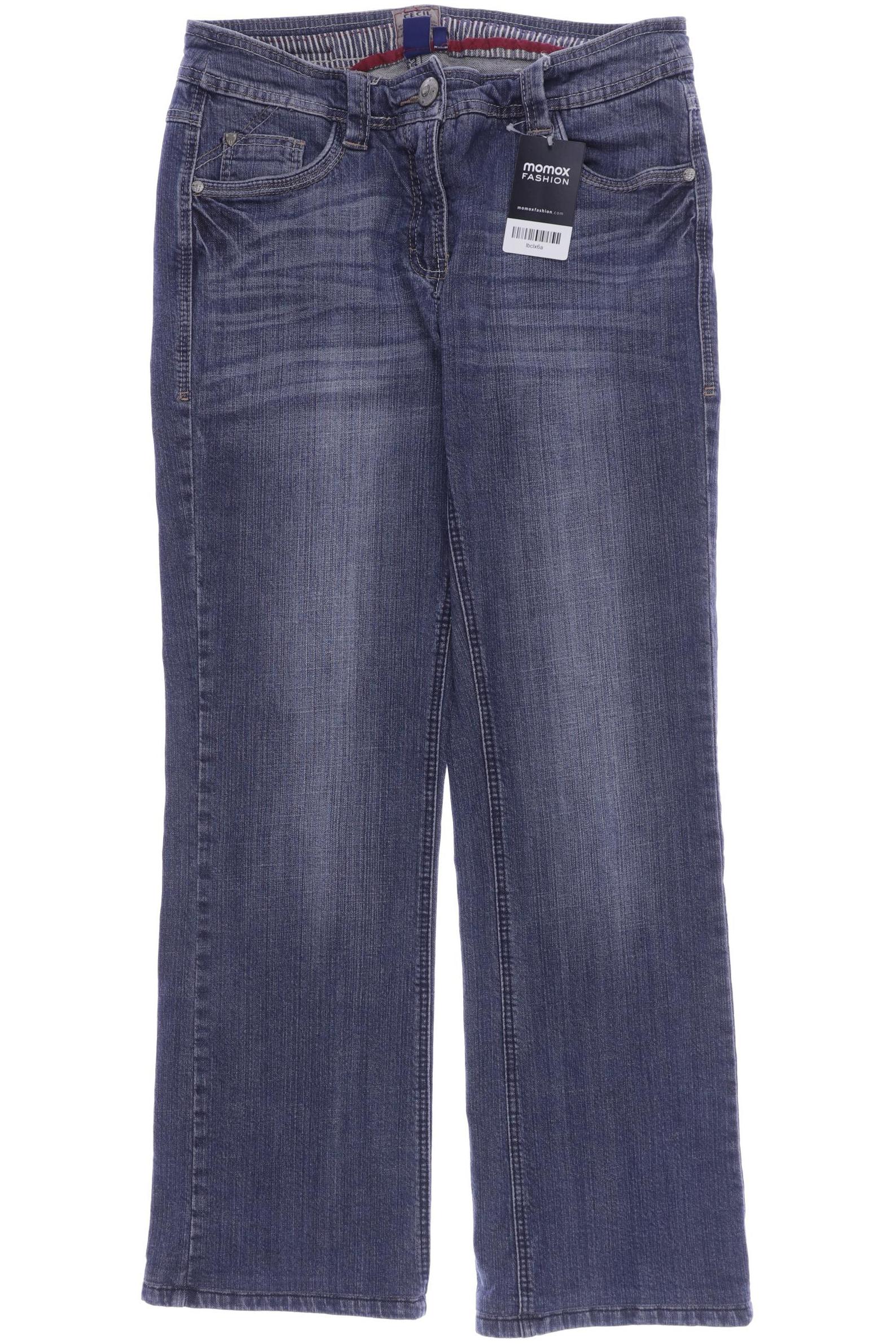 

CECIL Damen Jeans, marineblau