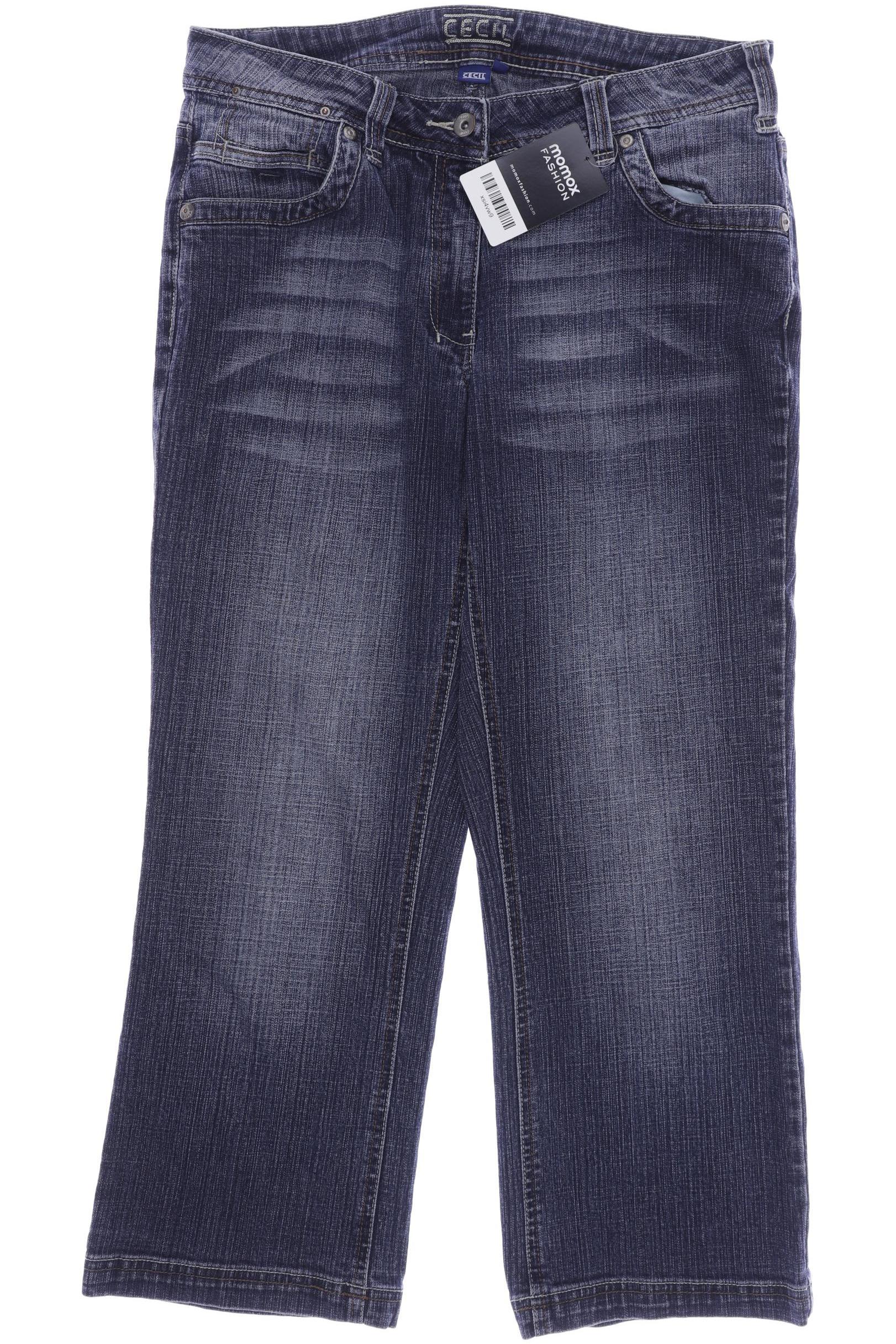 

CECIL Damen Jeans, blau