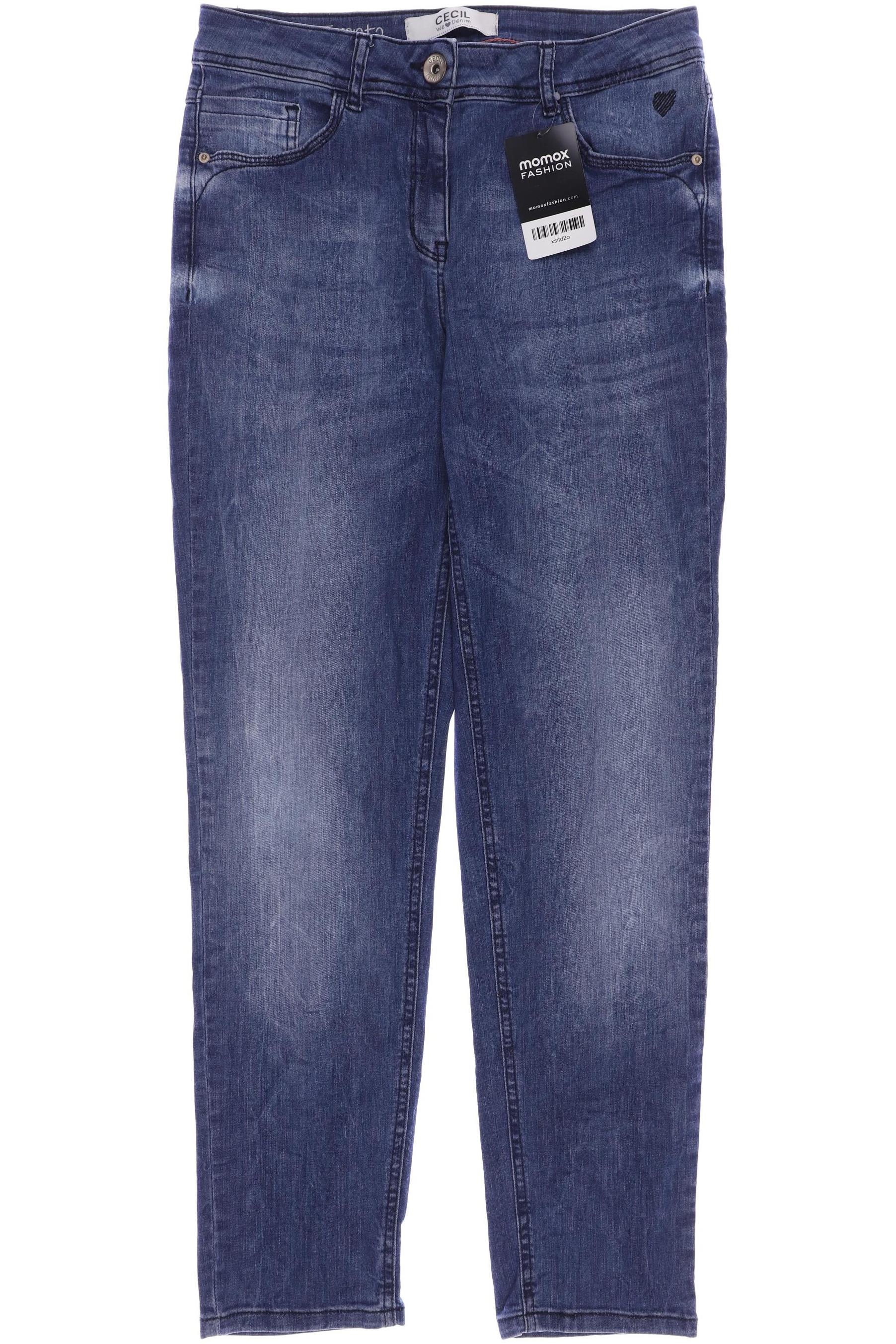 

CECIL Damen Jeans, blau