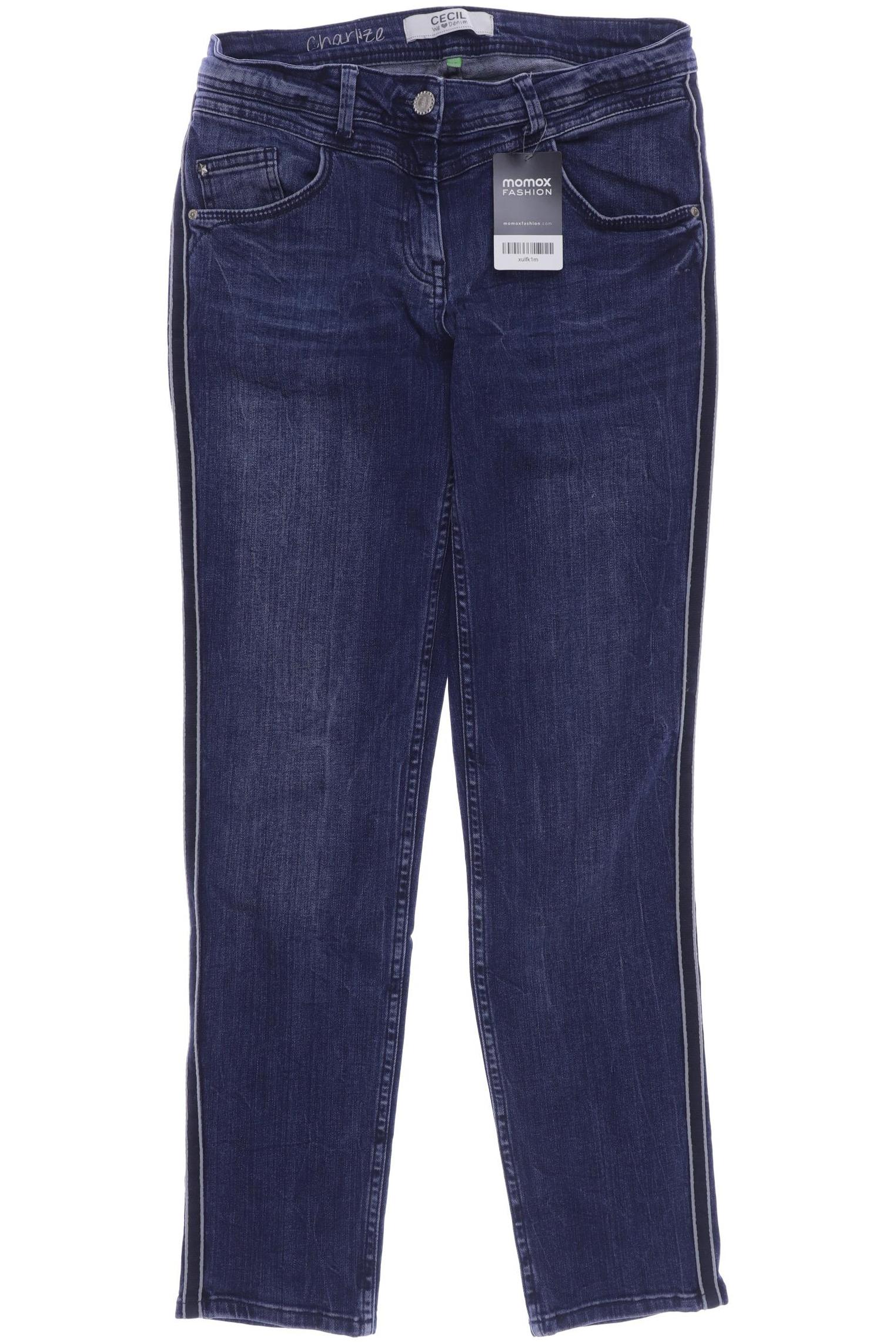 

CECIL Damen Jeans, marineblau