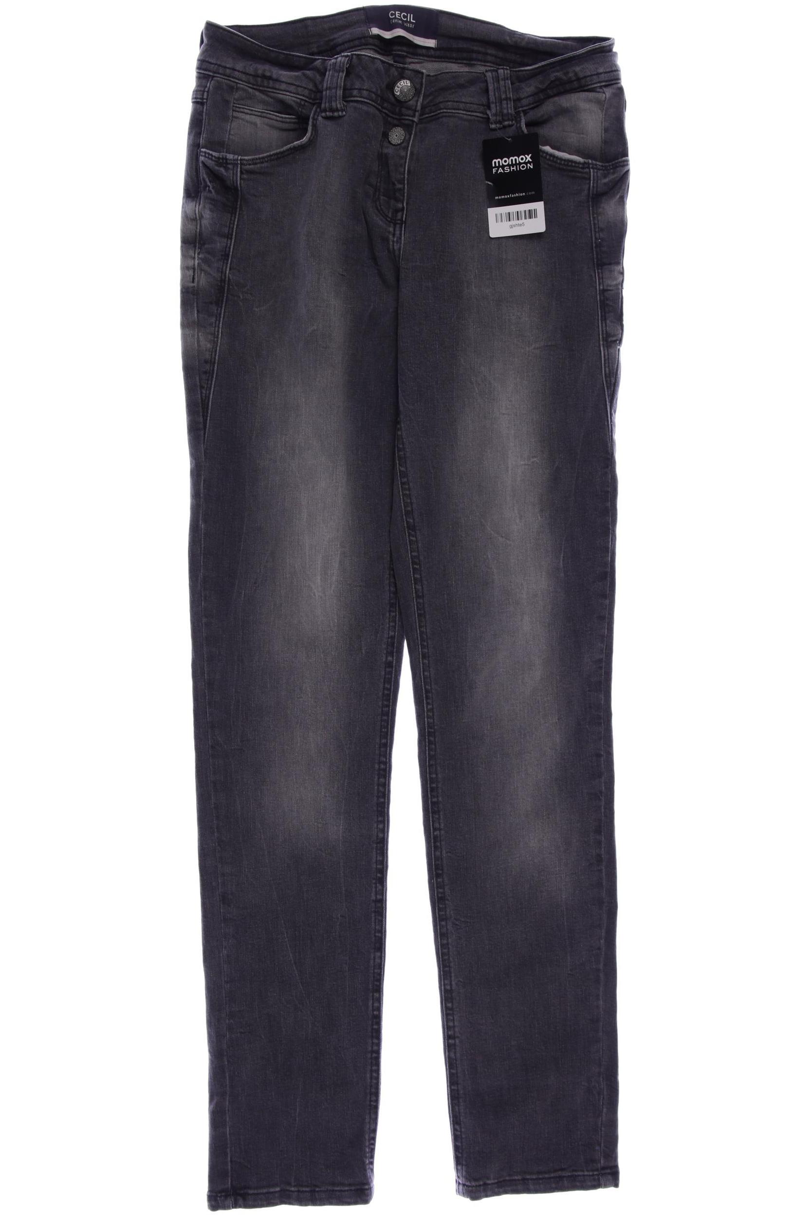

CECIL Damen Jeans, grau