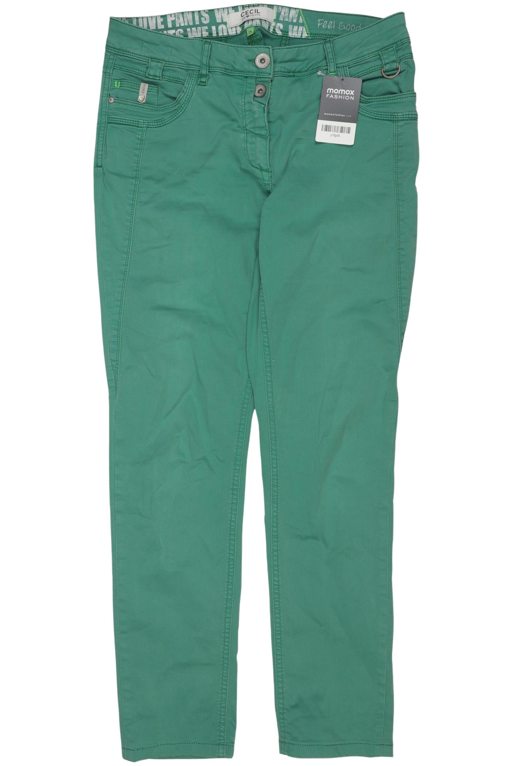 

Cecil Damen Jeans, grün, Gr. 29