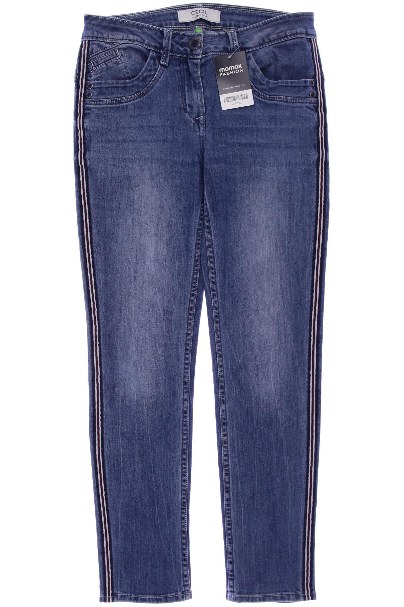 

CECIL Damen Jeans, blau