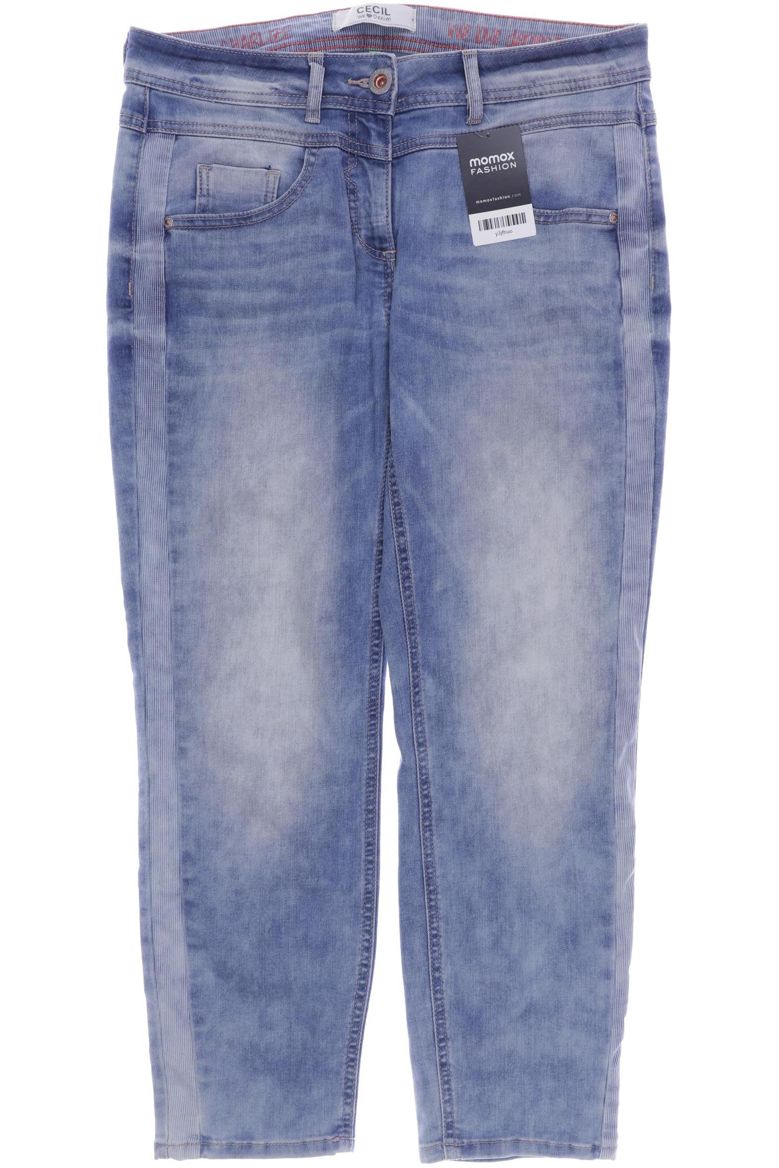 

CECIL Damen Jeans, blau