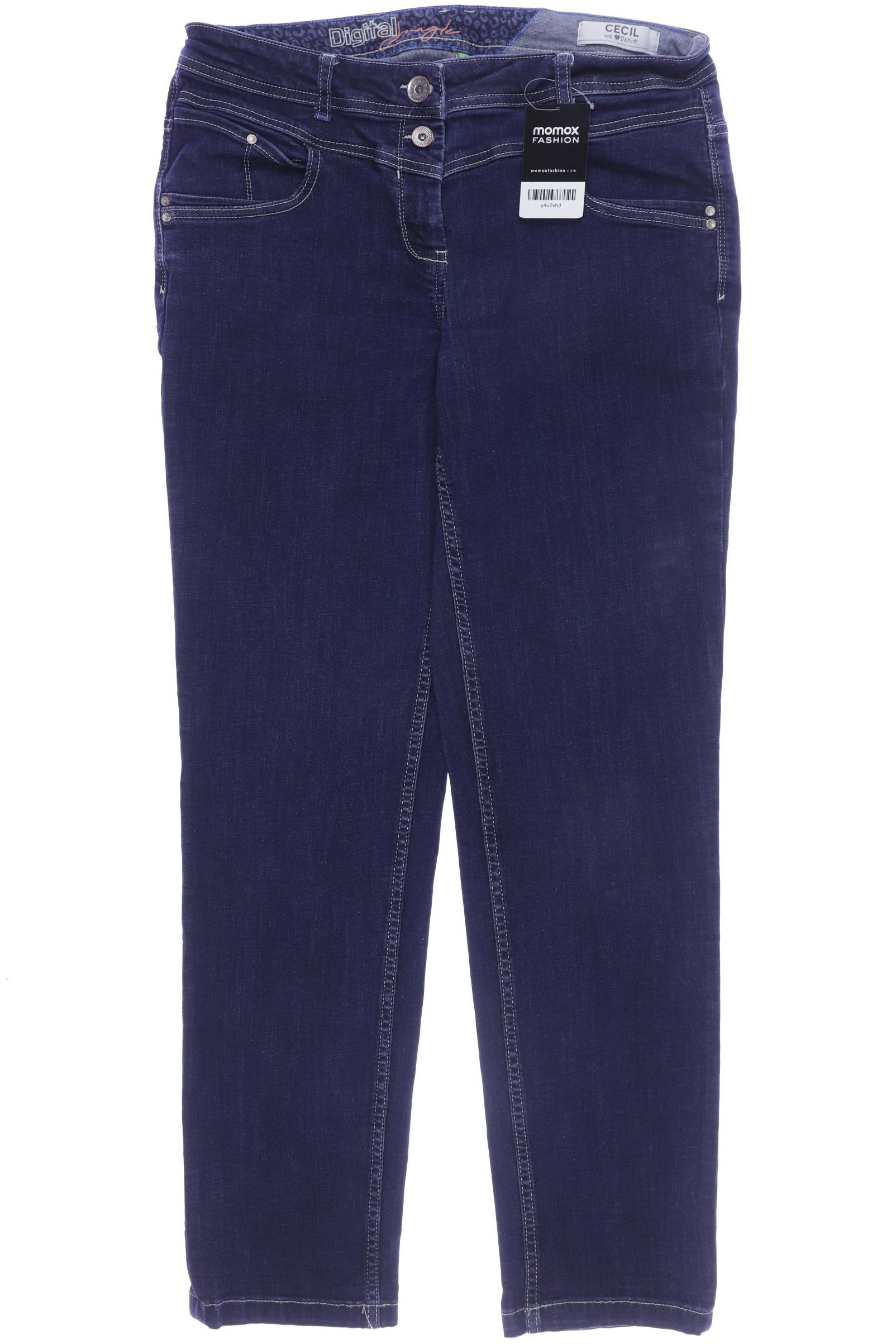 

CECIL Damen Jeans, marineblau