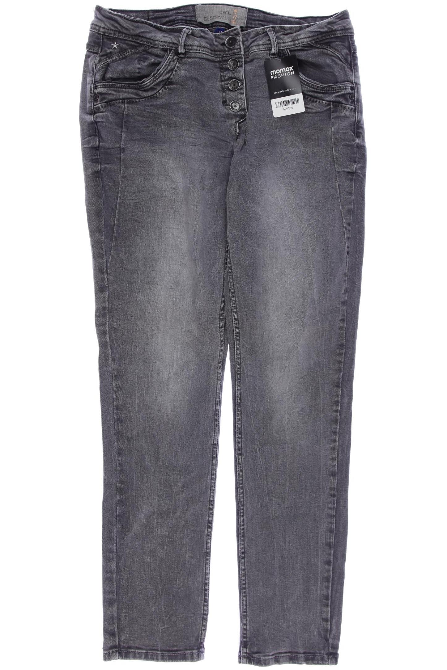 

Cecil Damen Jeans, grau, Gr. 32