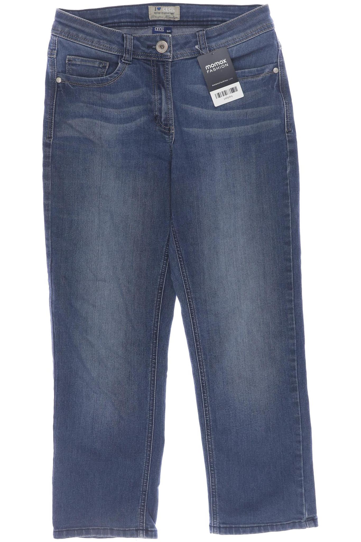 

CECIL Damen Jeans, blau