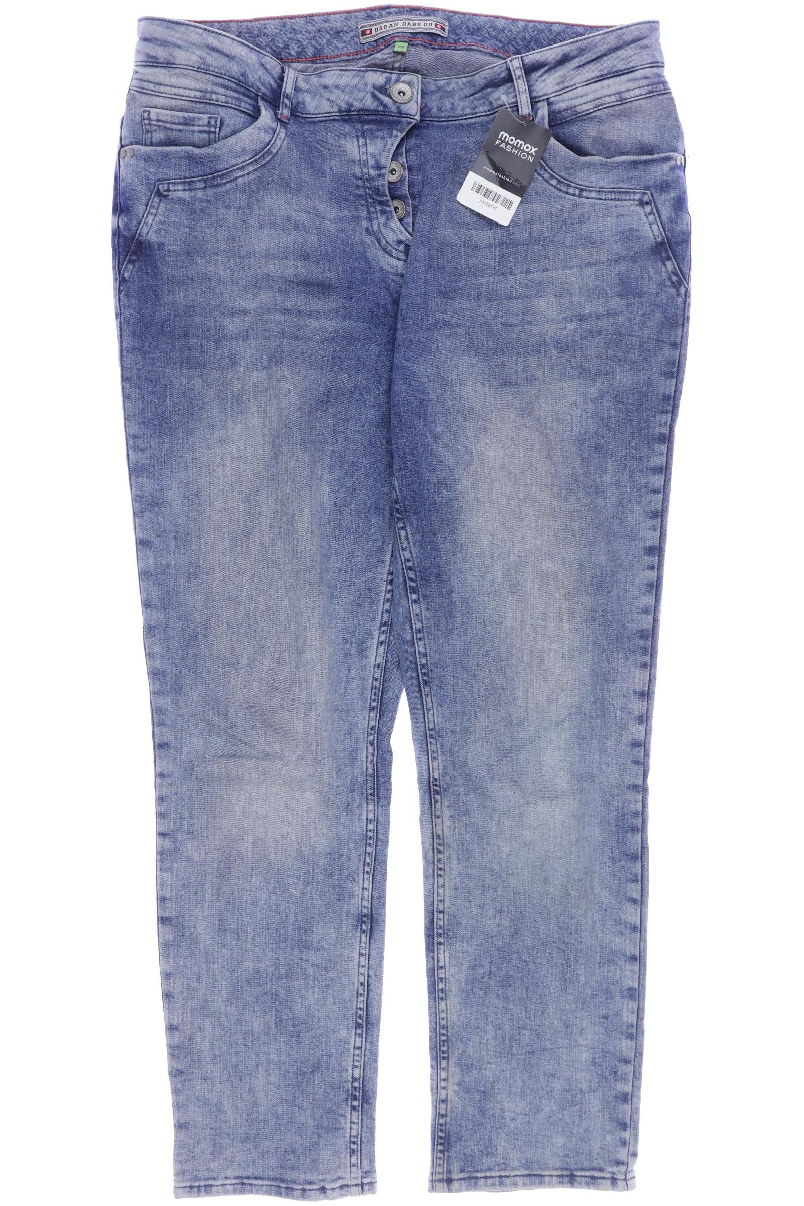

CECIL Damen Jeans, blau