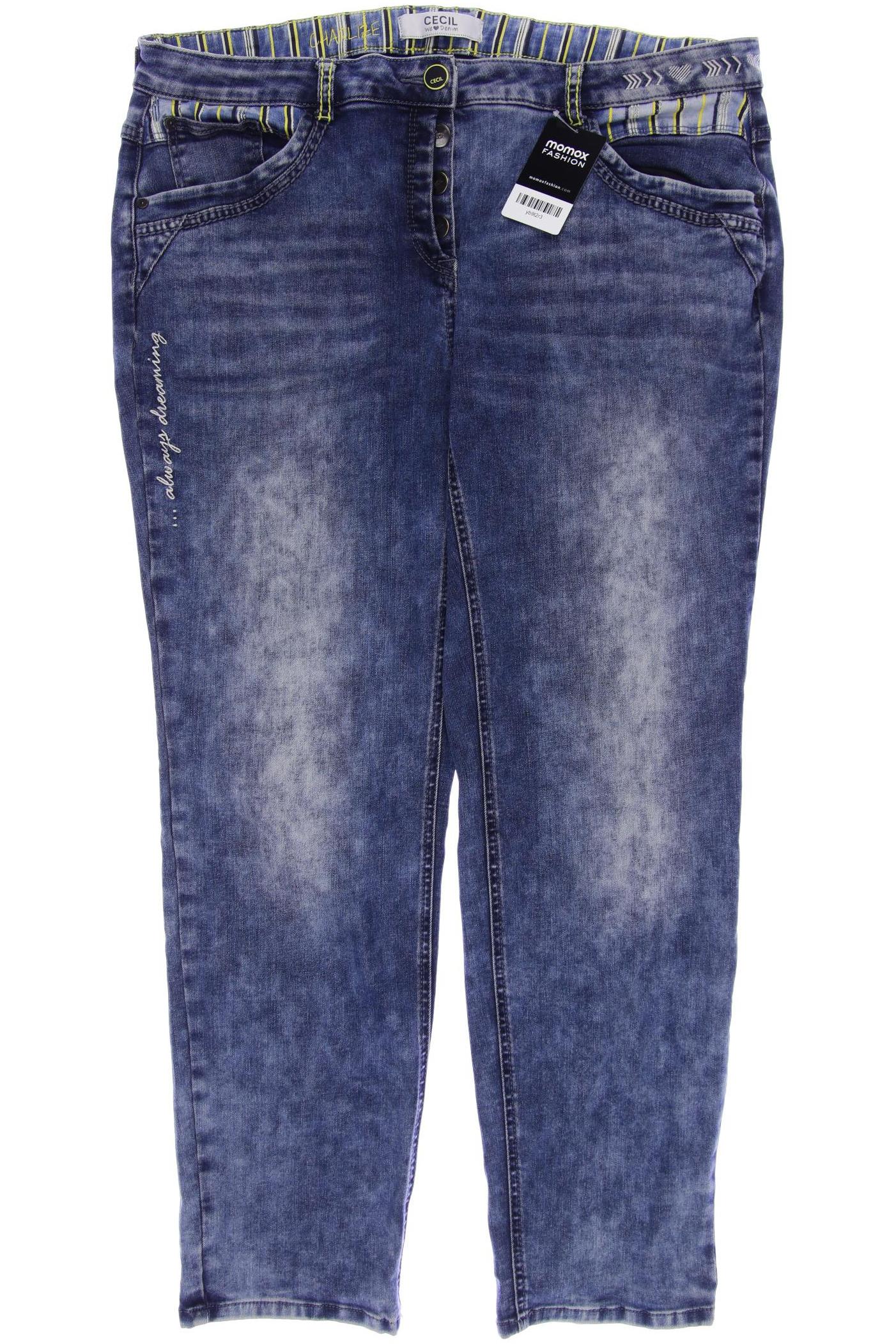 

CECIL Damen Jeans, blau