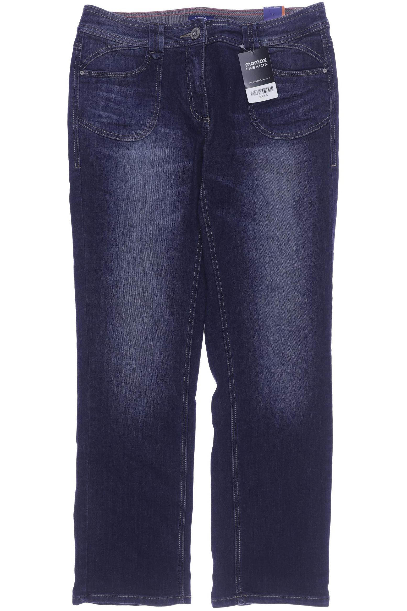

CECIL Damen Jeans, blau