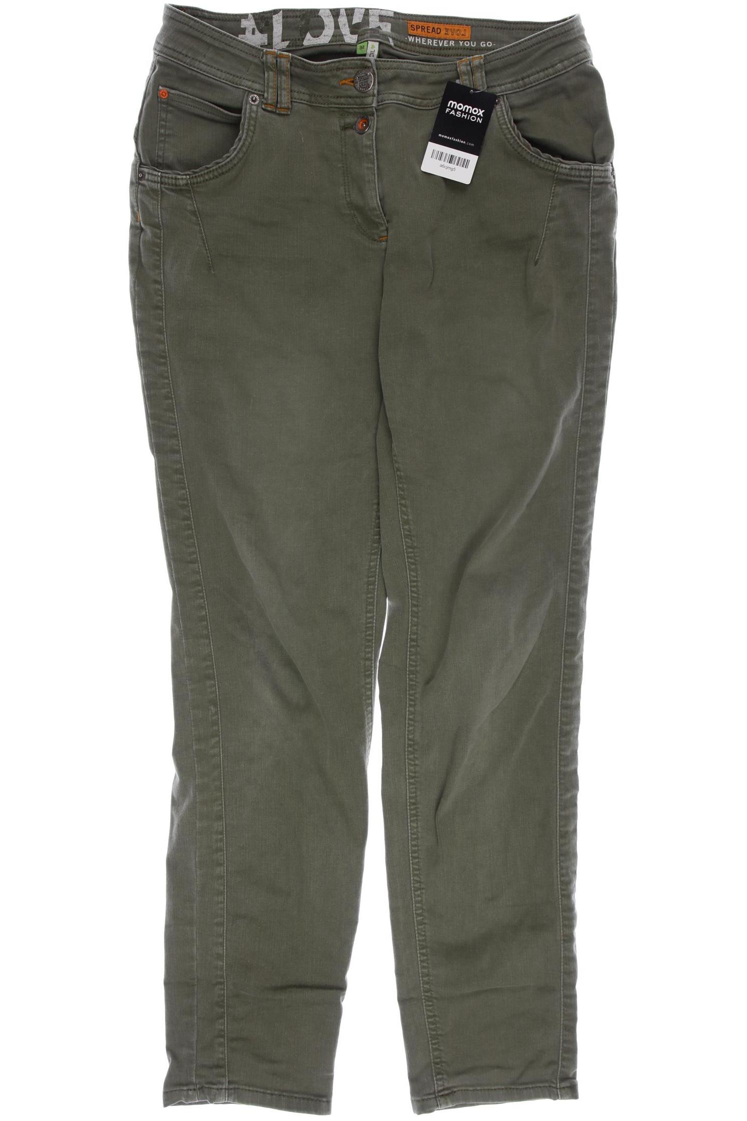 

CECIL Damen Jeans, grün