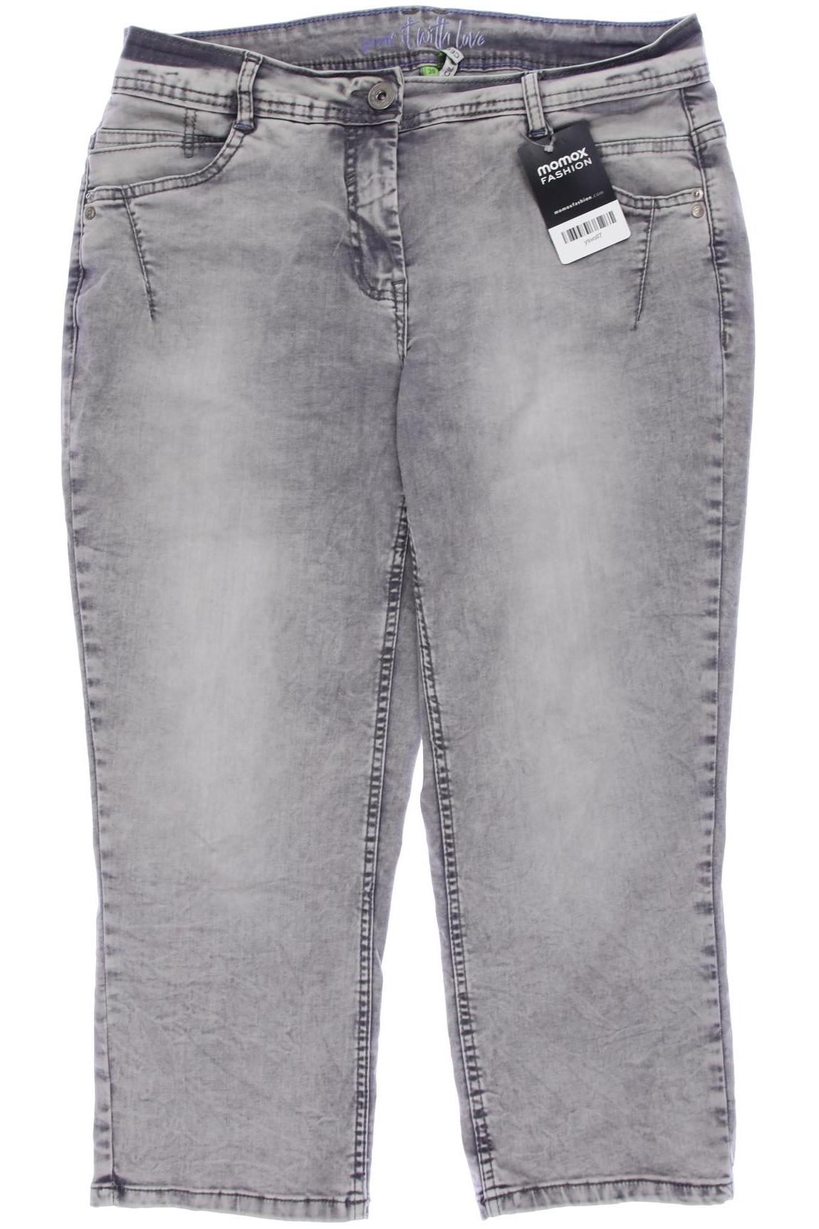 

CECIL Damen Jeans, grau