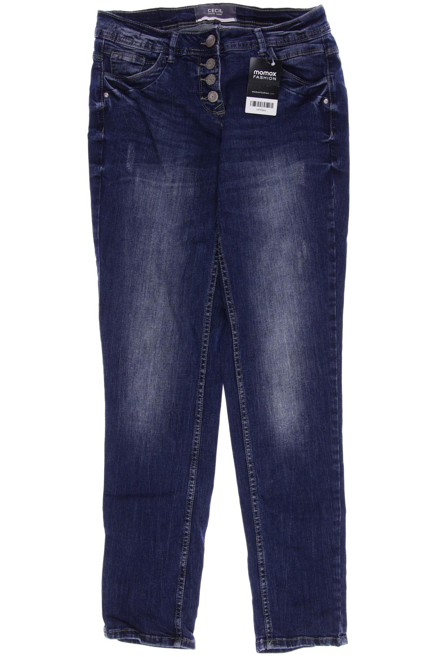 

CECIL Damen Jeans, marineblau