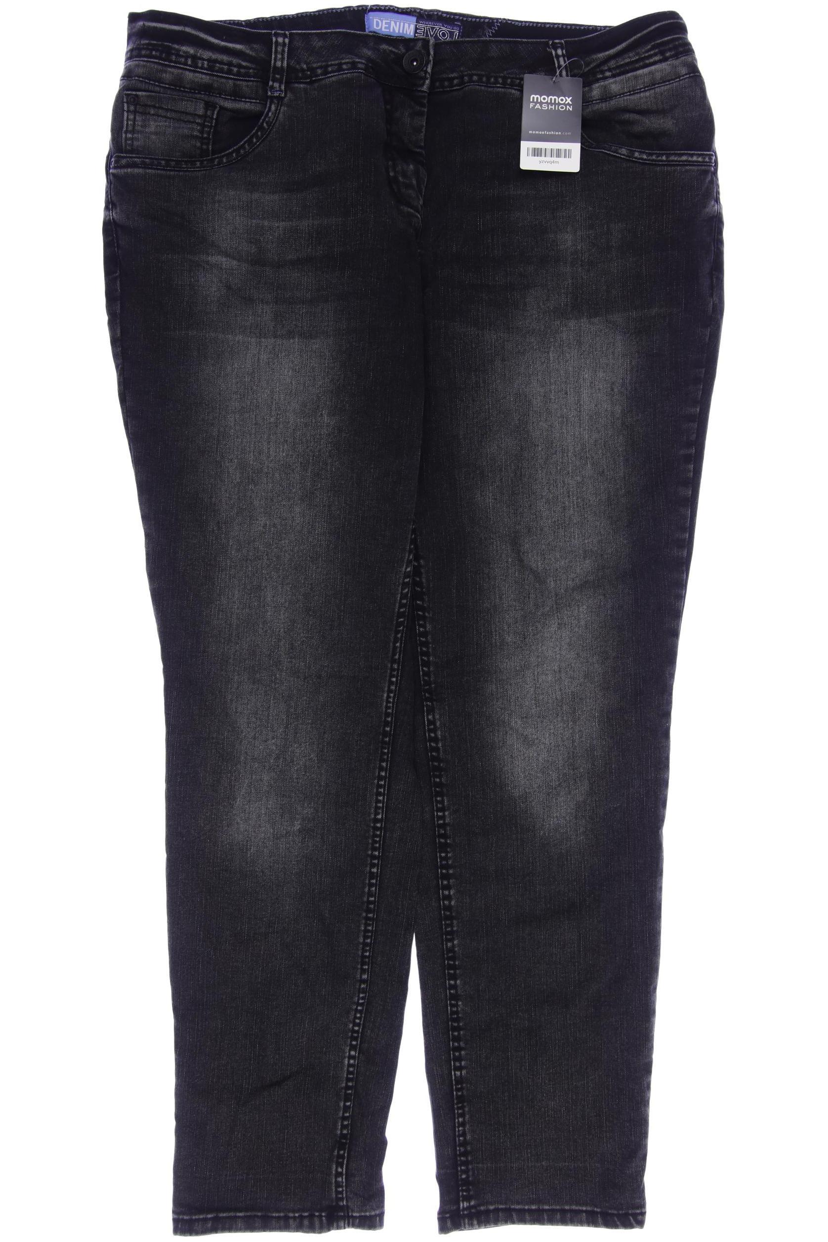 

CECIL Damen Jeans, schwarz
