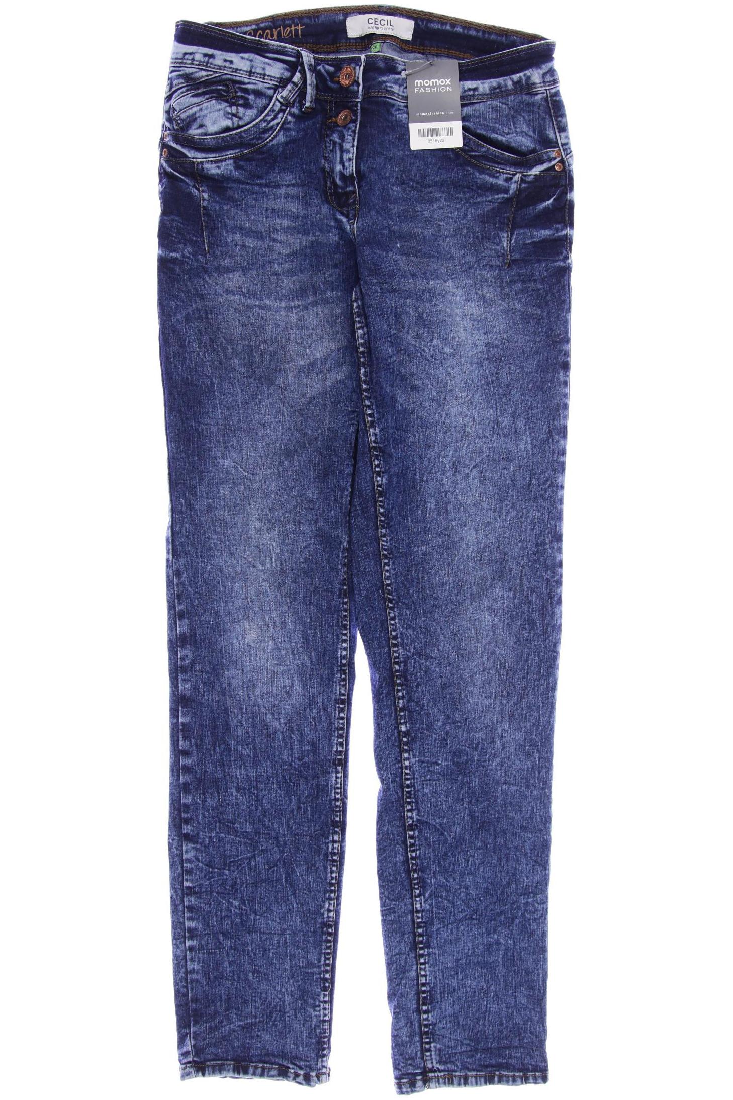 

CECIL Damen Jeans, blau