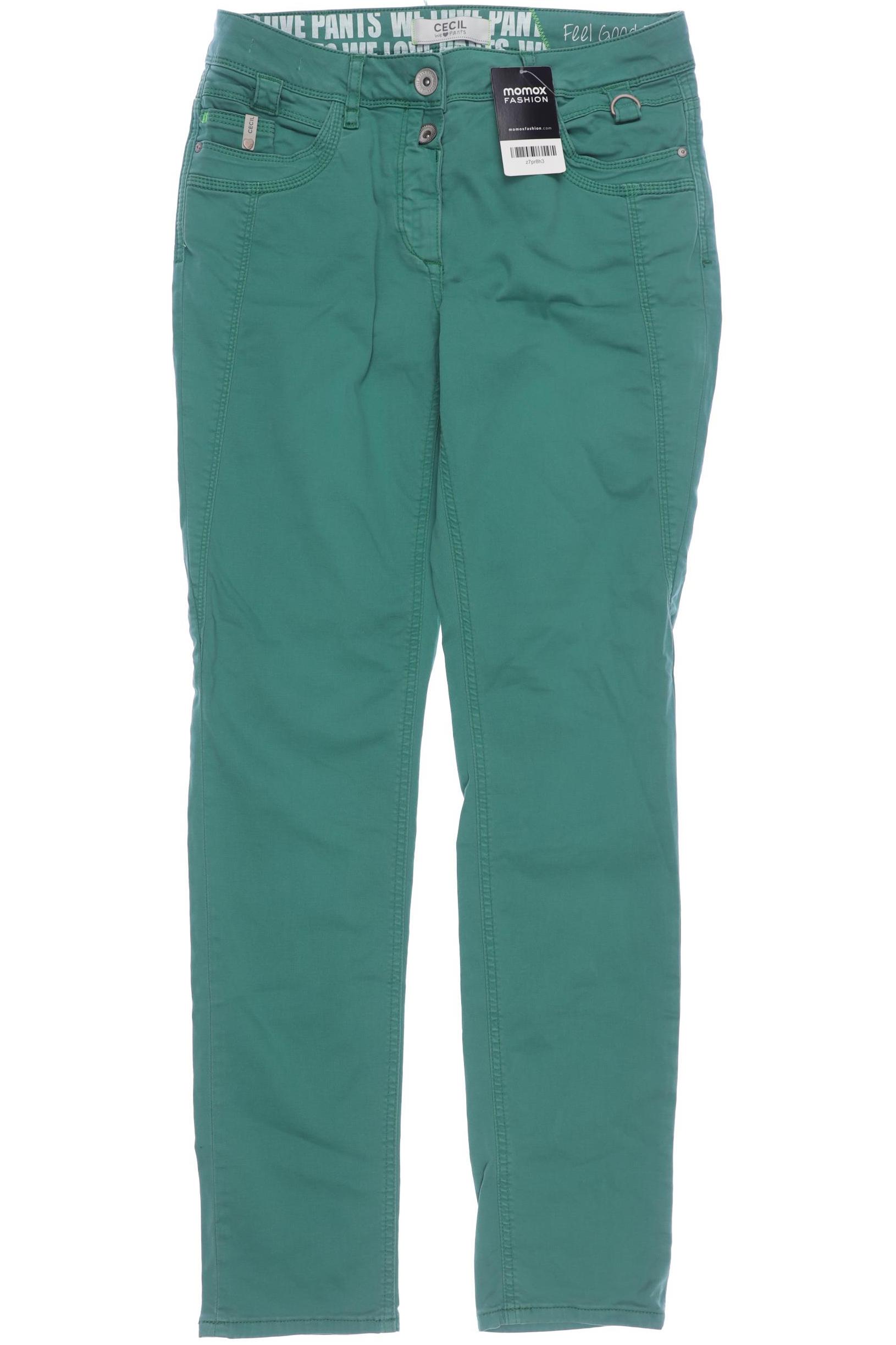 

Cecil Damen Jeans, grün, Gr. 28