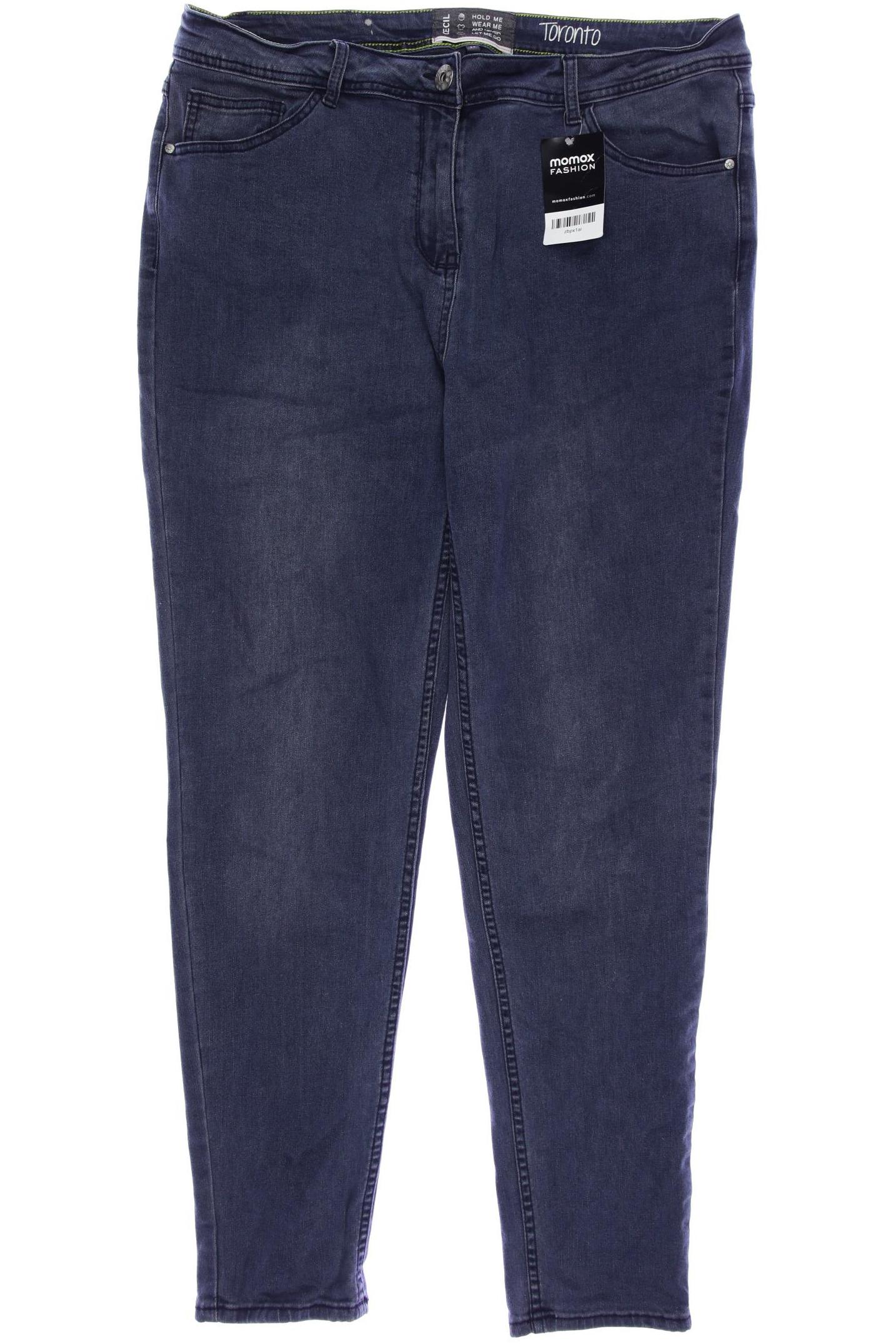 

CECIL Damen Jeans, marineblau