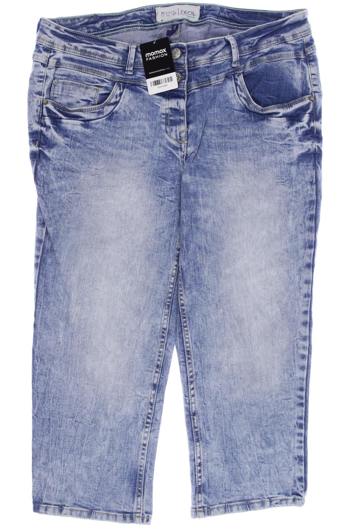 

CECIL Damen Jeans, blau