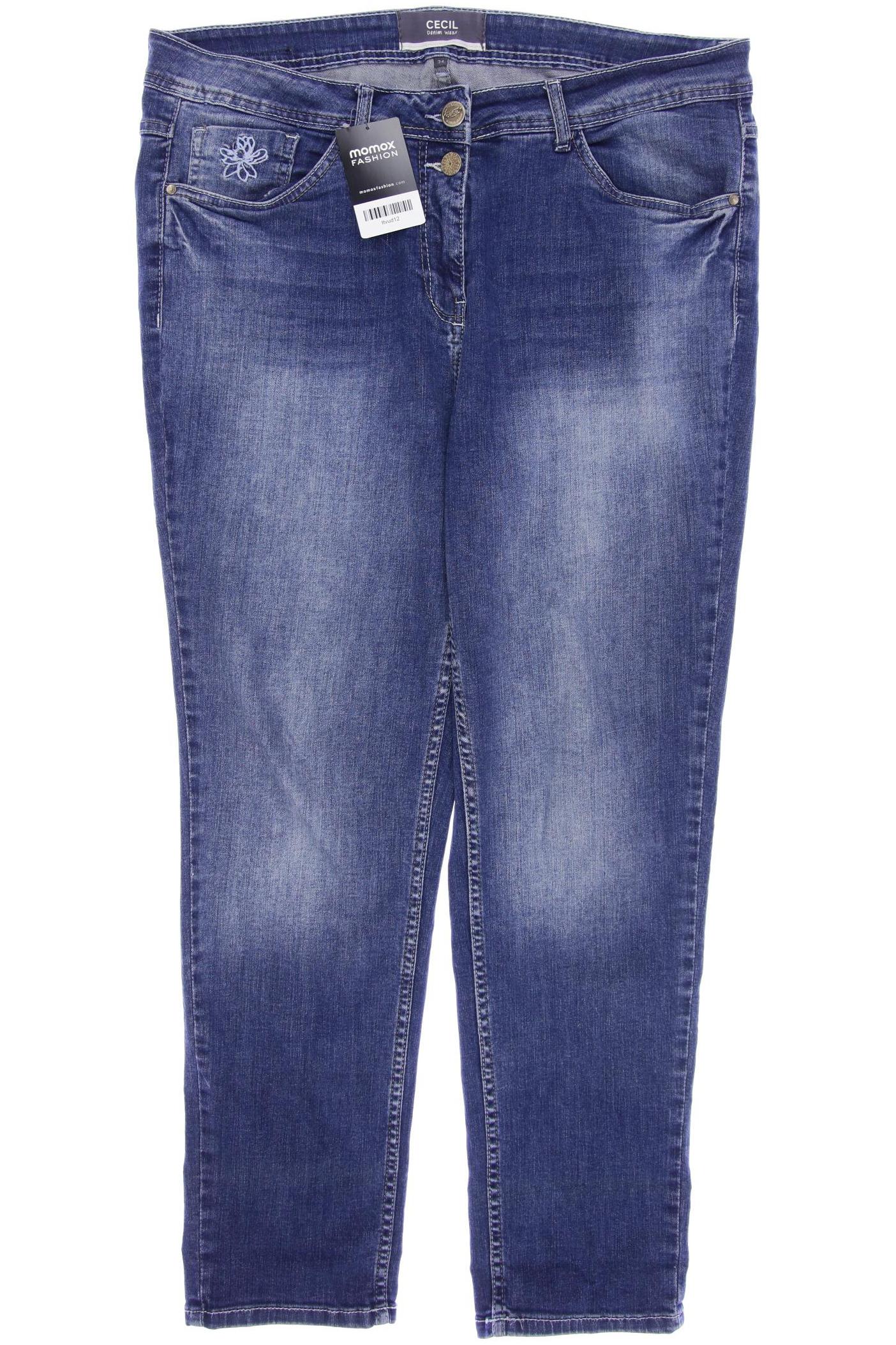 

CECIL Damen Jeans, blau