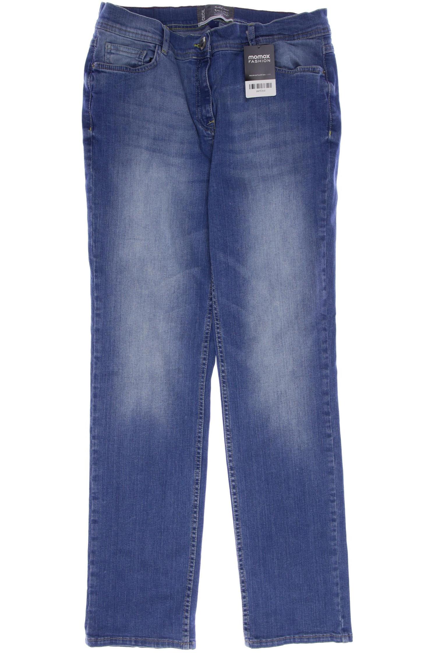 

CECIL Damen Jeans, blau