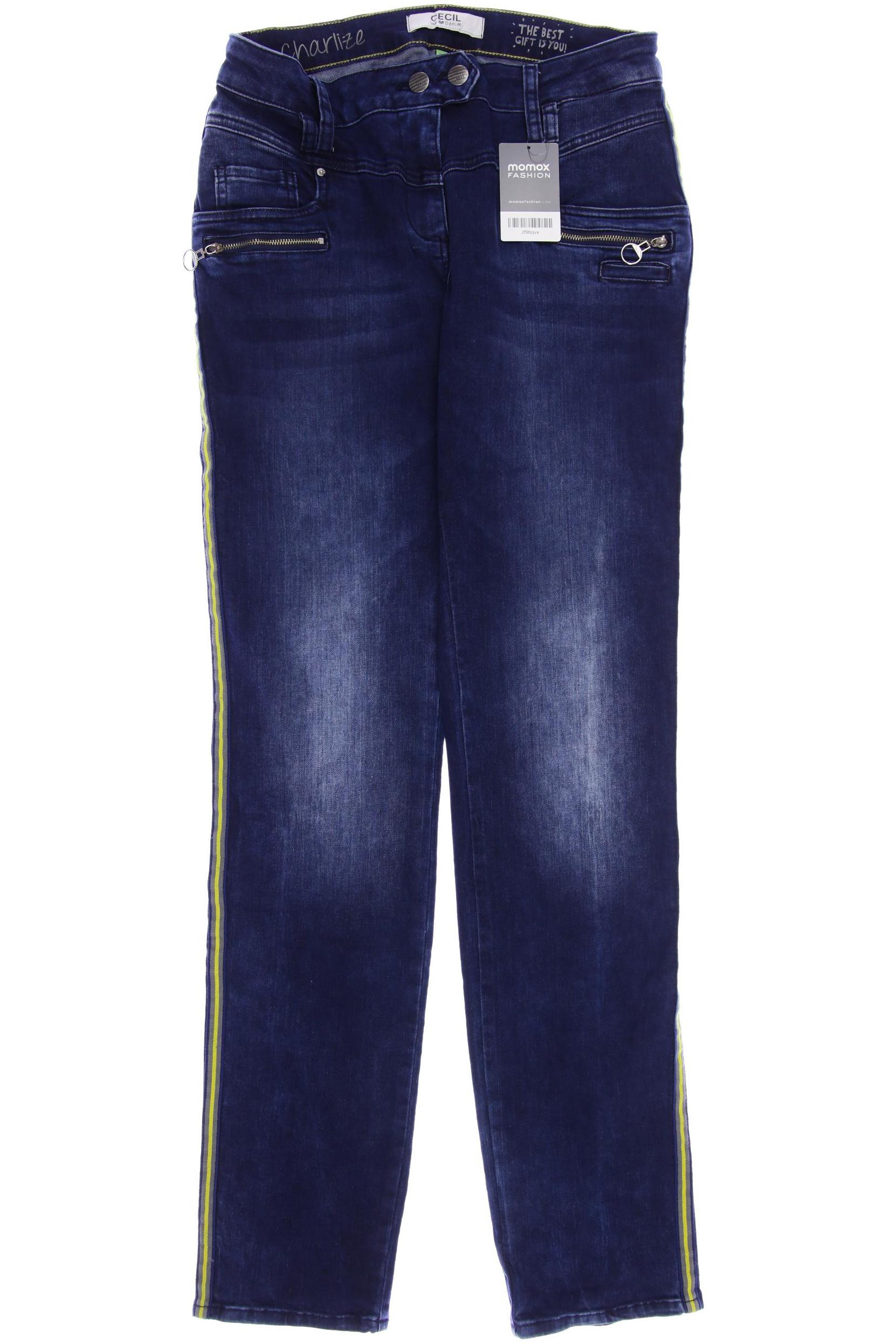 

CECIL Damen Jeans, marineblau