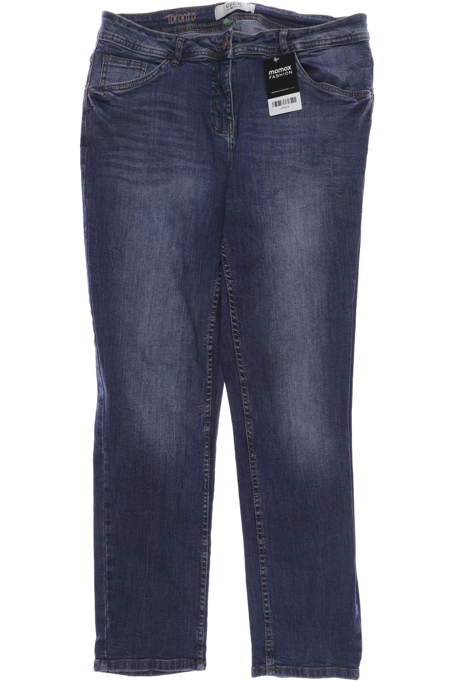 

CECIL Damen Jeans, blau