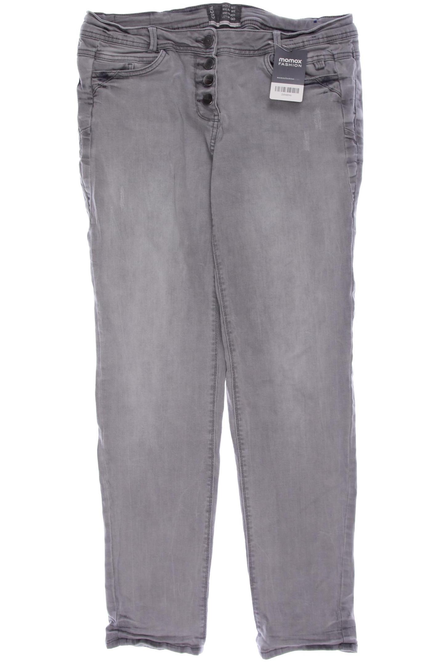 

CECIL Damen Jeans, grau