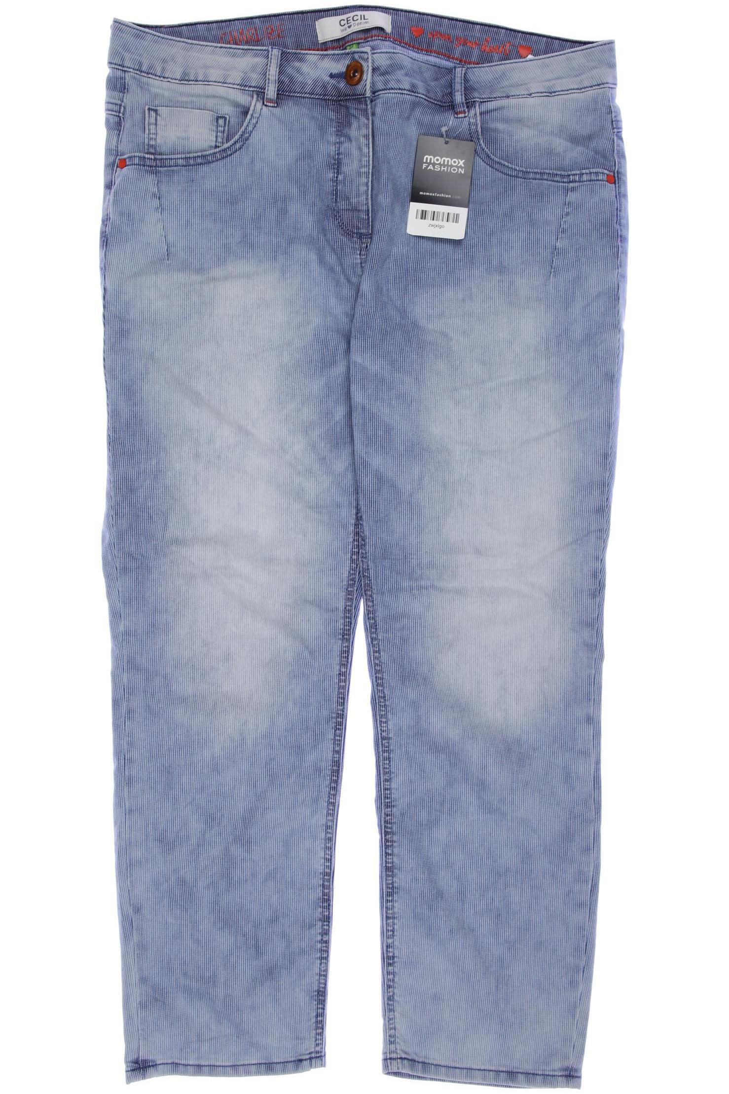

CECIL Damen Jeans, blau