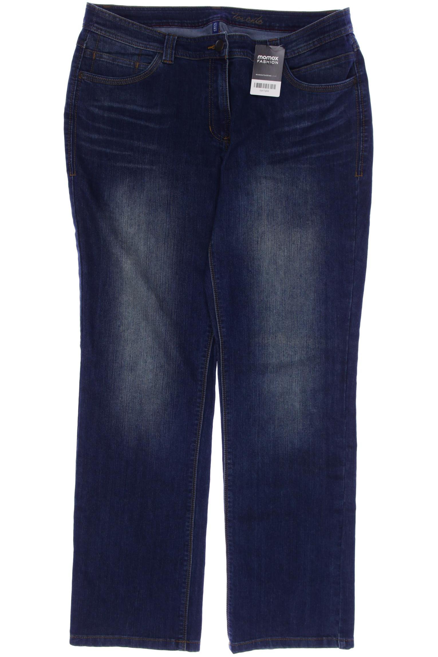 

CECIL Damen Jeans, blau