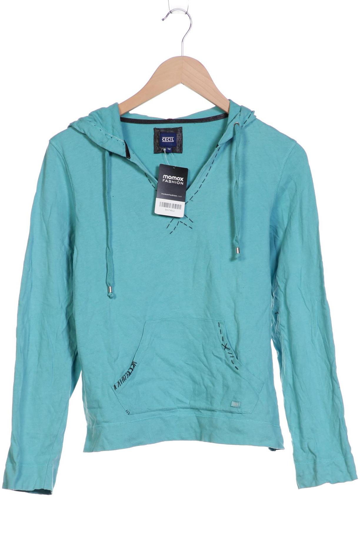 

Cecil Damen Kapuzenpullover, blau, Gr. 38