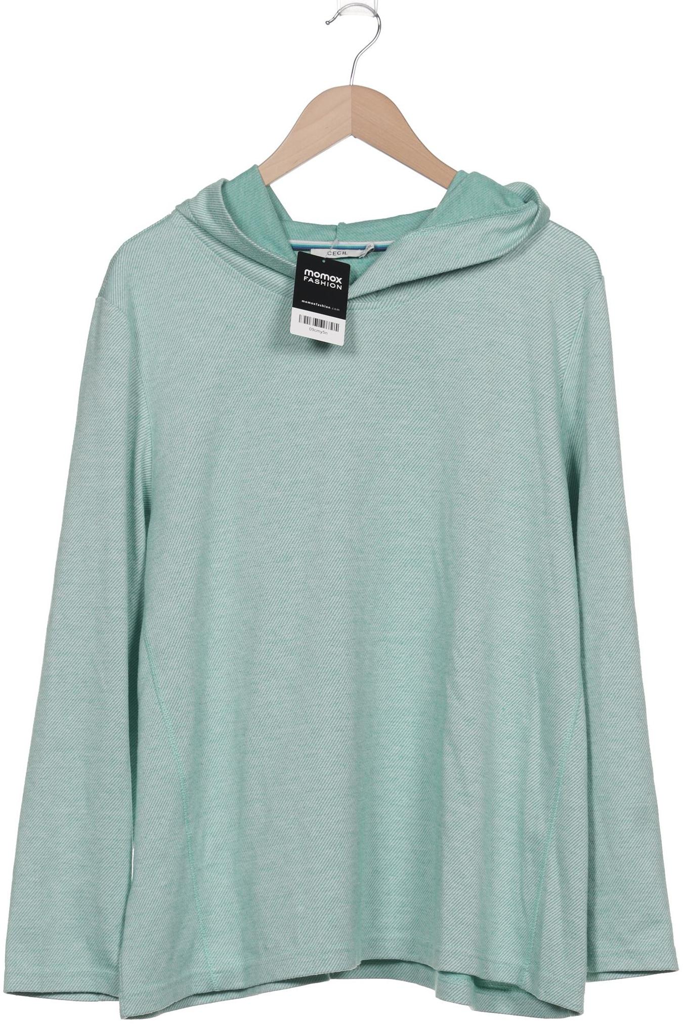 

Cecil Damen Kapuzenpullover, türkis, Gr. 46